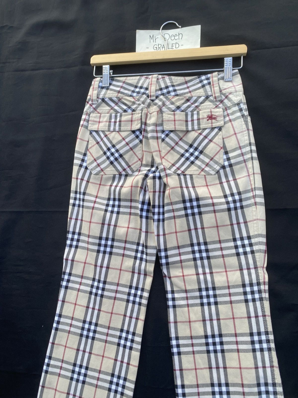 Burberry Rare Burberry Brown Checkered Casual Pants Size US 27 - 22 Thumbnail