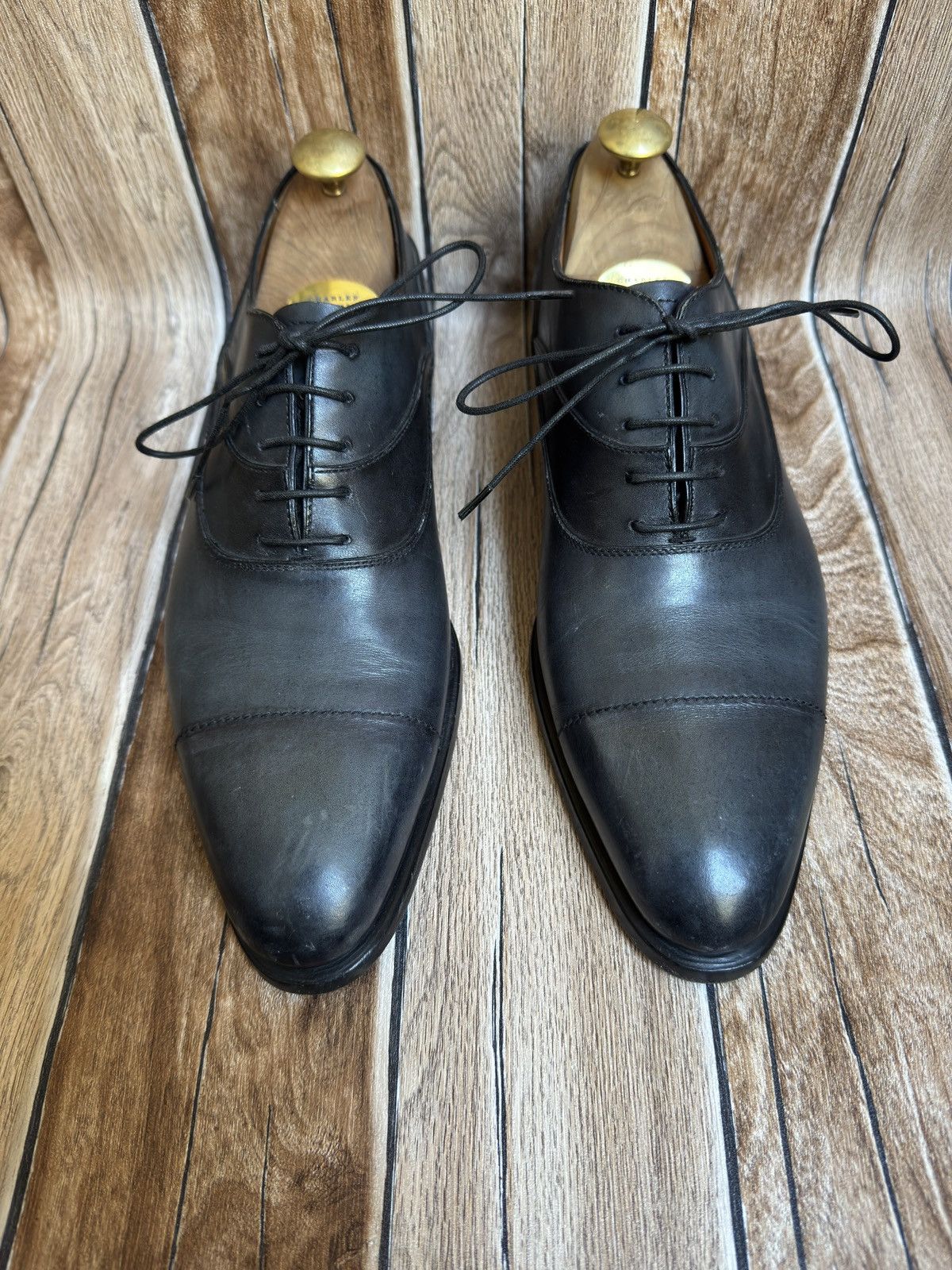 Berluti Richelieu patina leather oxford Size US 8.5 / EU 41-42 - 4 Thumbnail