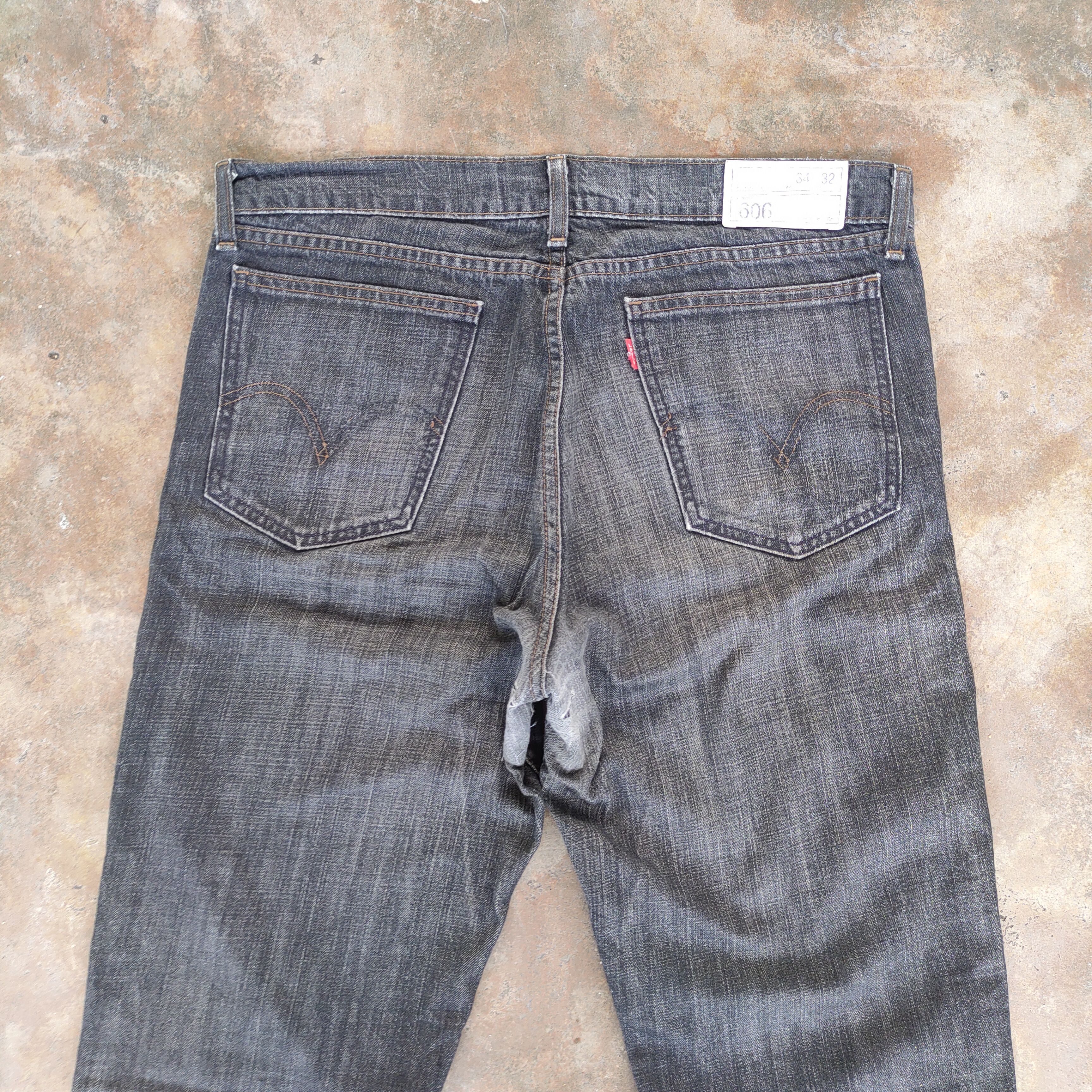 Levi's Vintage Clothing vintage Levi's 606 faded black jeans denim pants Size US 37 - 8 Thumbnail