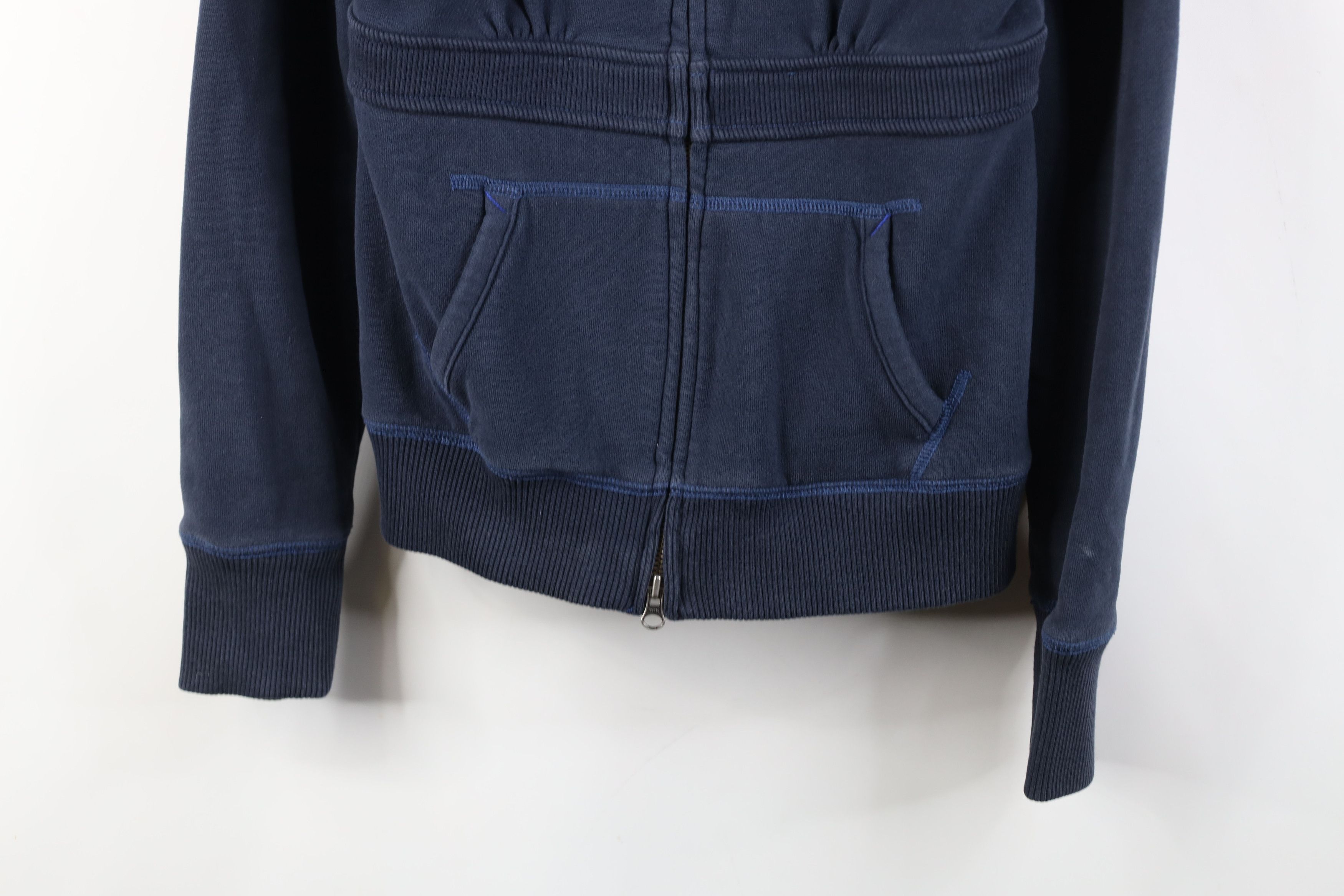 American Eagle Outfitters Vintage 90s Y2K American Eagle Babydoll Full Zip Hoodie Blue Size M / US 6-8 / IT 42-44 - 3 Thumbnail
