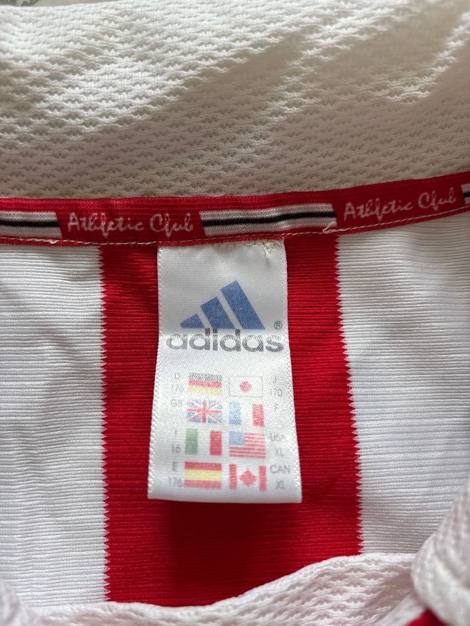 Adidas Athletic Bilbao 1999-2001 Soccer Jersey Size XL Size US XL / EU 56 / 4 - 6 Thumbnail