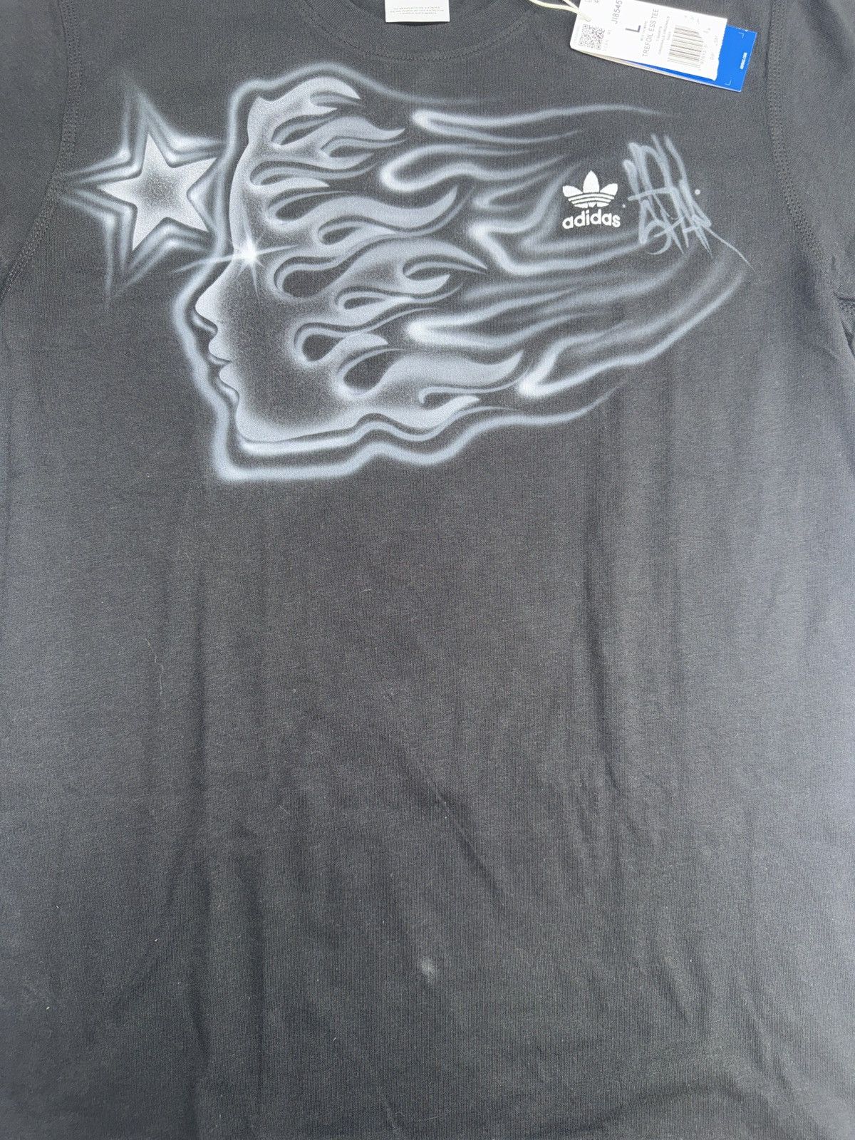 HELLSTAR Hellstar x Adidas Airbrush T-shirt Size US L / EU 52-54 / 3 - 2 Thumbnail