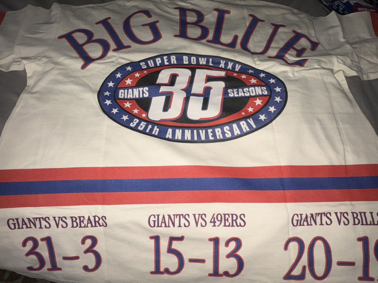 Kith × NFL Kith x NFL Giants Victory Vintage Tee Size US XL / EU 56 / 4 - 2 Thumbnail