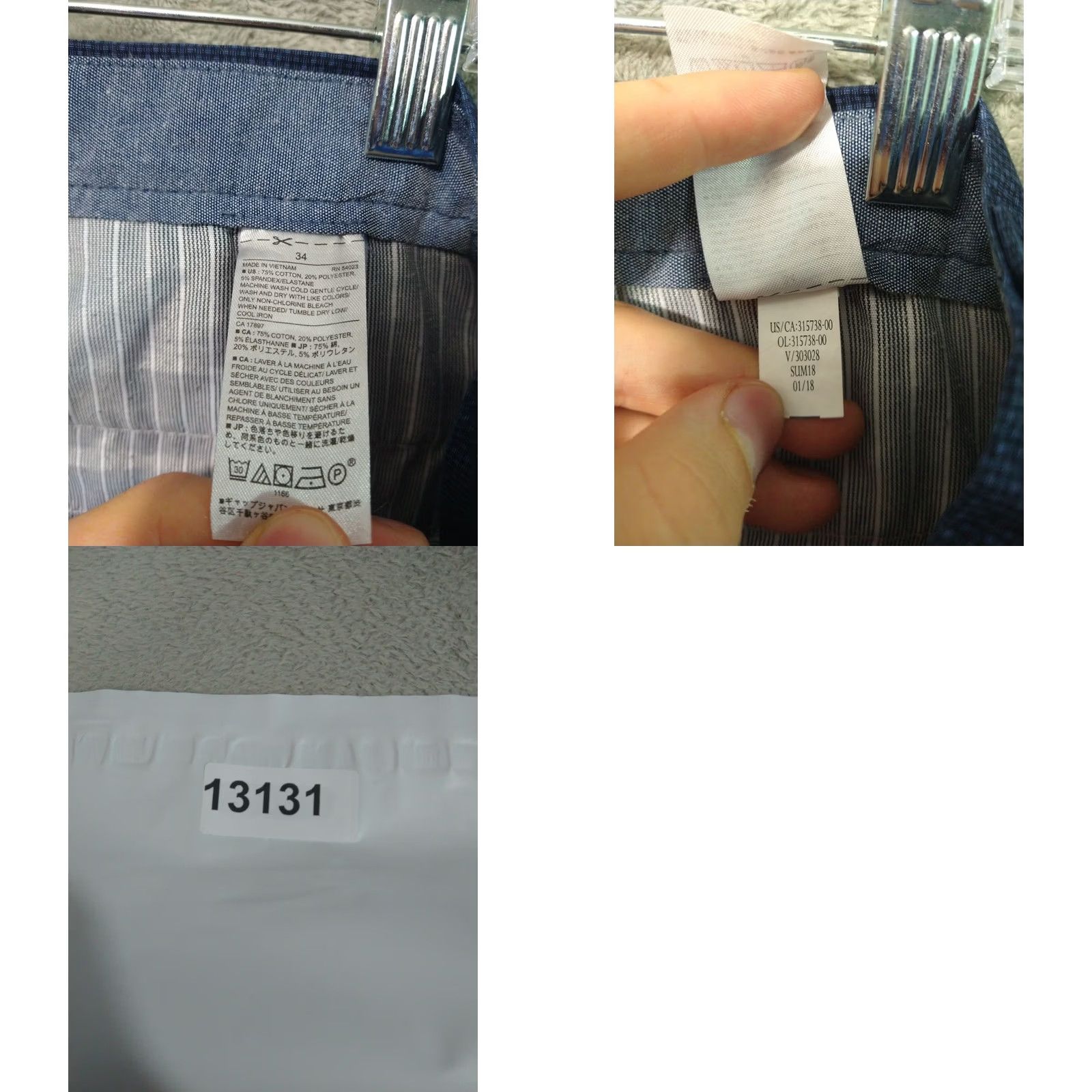 Banana Republic Banana Republic Shorts Mens 34 Blue Aiden Club Flat Front Mid Rise Stretch Casual Chino Pockets Mens Regular 34 in Blue Size US 34 / EU 50 - 8 Thumbnail