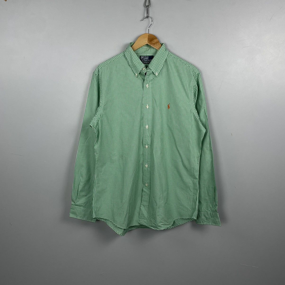 Polo Ralph Lauren Vintage 90’s Polo Ralph Lauren Green Shirt Button Up size L Size US L / EU 52-54 / 3 - 1 Thumbnail