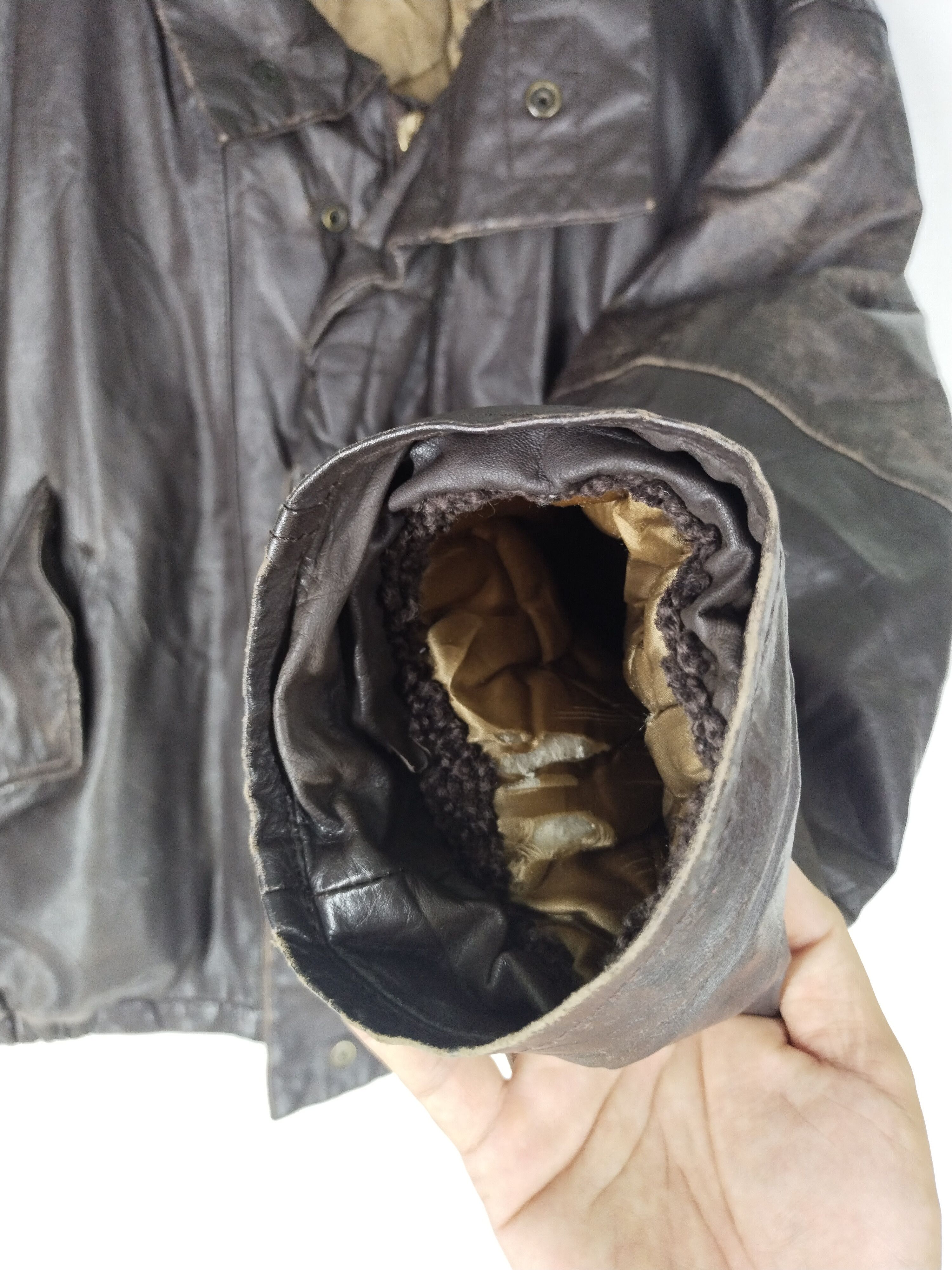 Archive CP Company - AW90's - Faded Leather Jacket