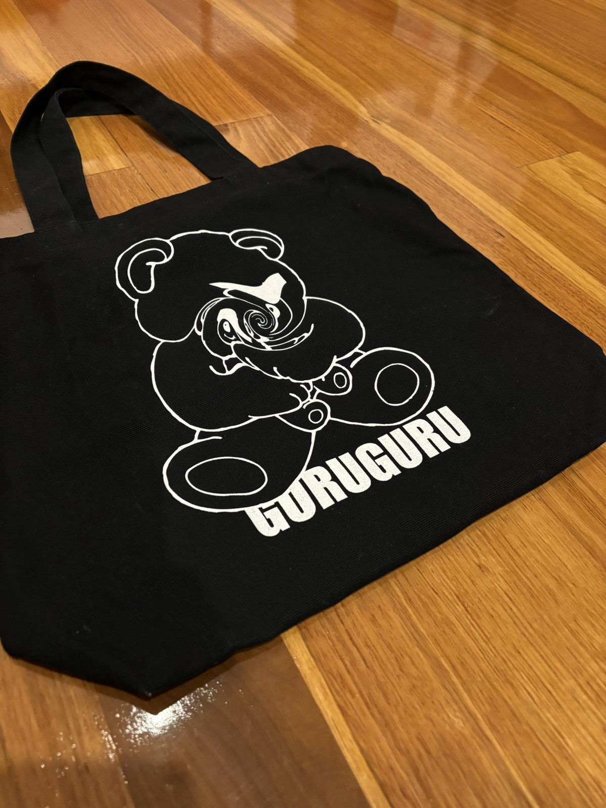 Undercover Undercover Jun Takahashi Bear GuruGuru Swirl Tote Bag Size ONE SIZE - 2 Thumbnail