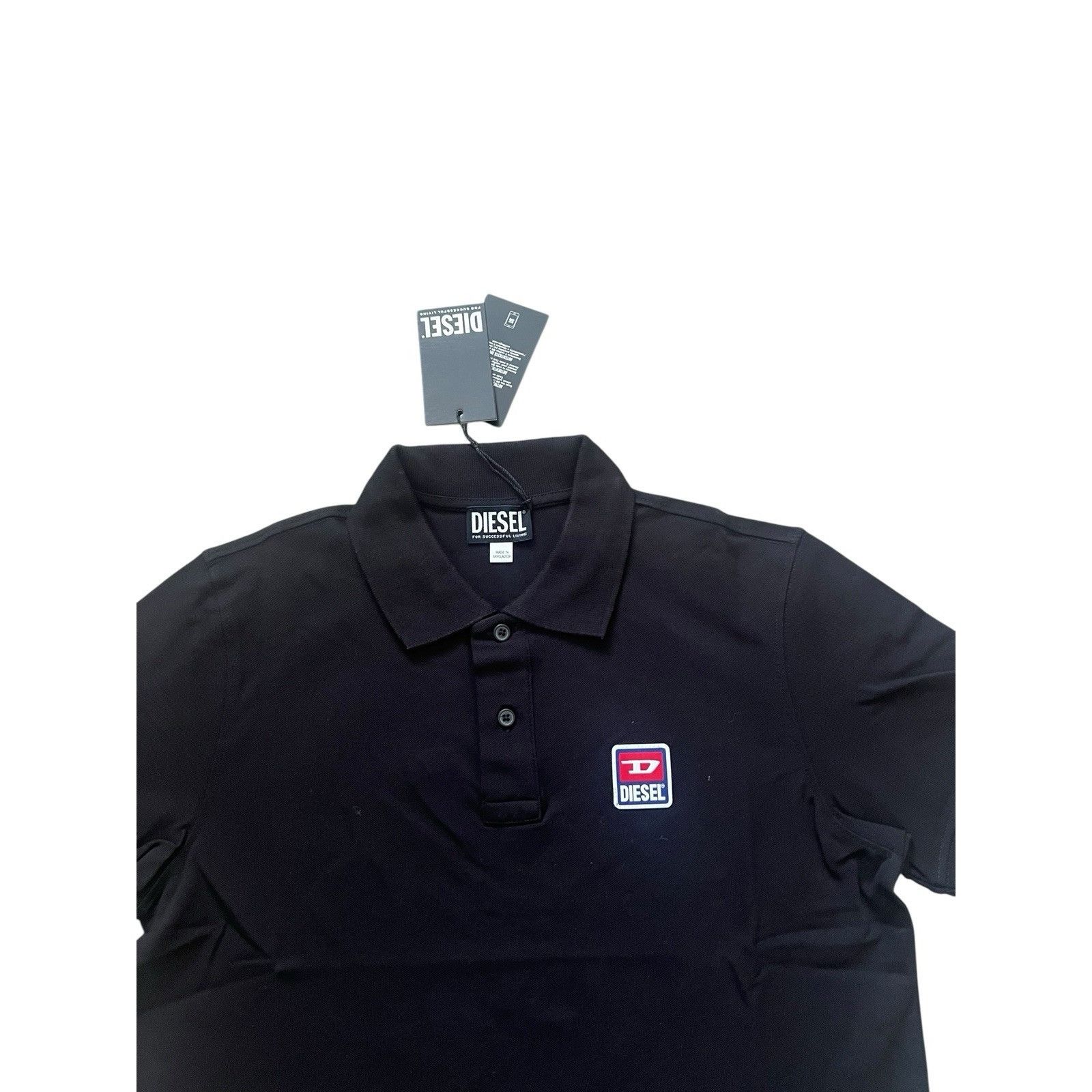 Diesel Diesel T-Smith Mens Polo Shirt $105 Black Size S Size US S / EU 44-46 / 1 - 2 Thumbnail