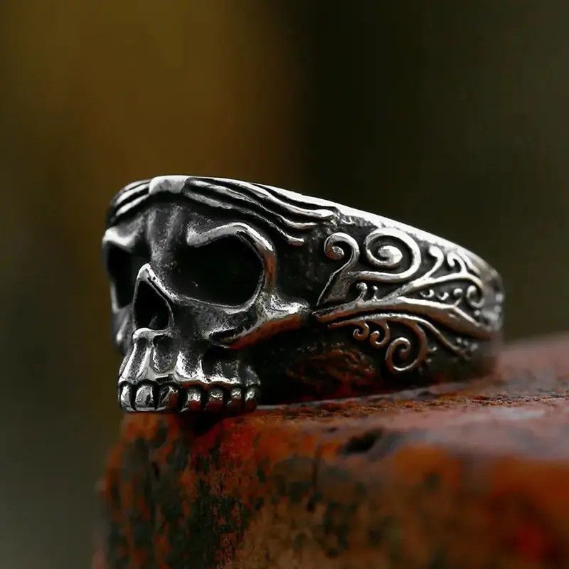 Jewelry Creative Handmade Calvarium Skull Ring Size ONE SIZE - 2 Thumbnail