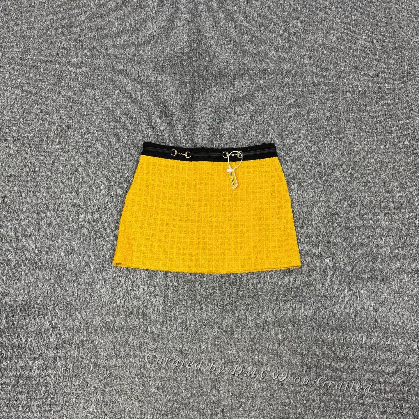 Gucci Gucci Horsebit Wool Knit Skirt Size 42" / US 20 - 1 Thumbnail