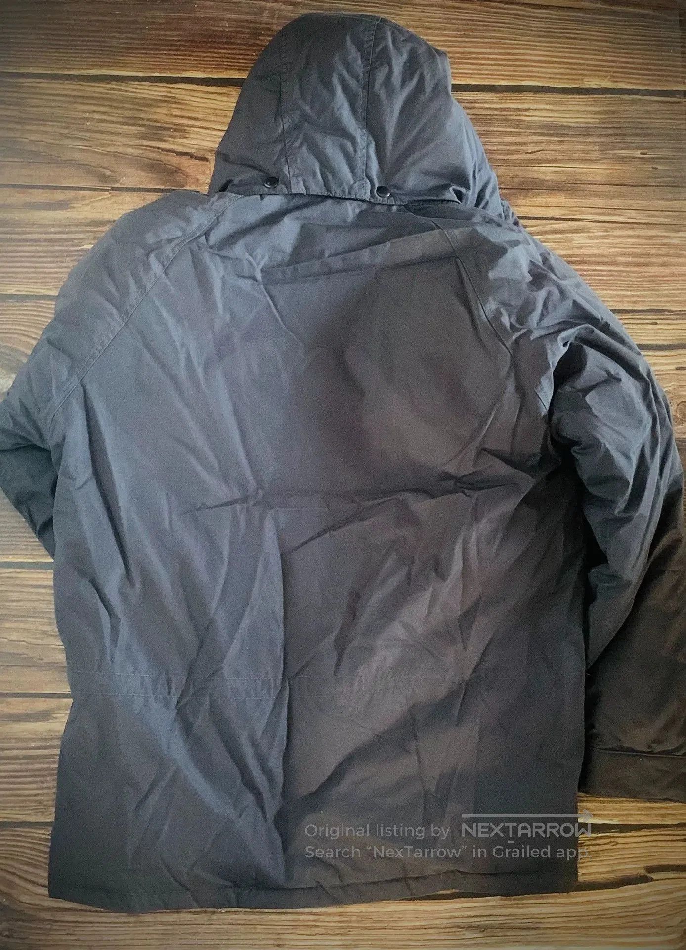 Pherrow's chic gray puffer jacket with hood. Size US L / EU 52-54 / 3 - 3 Thumbnail
