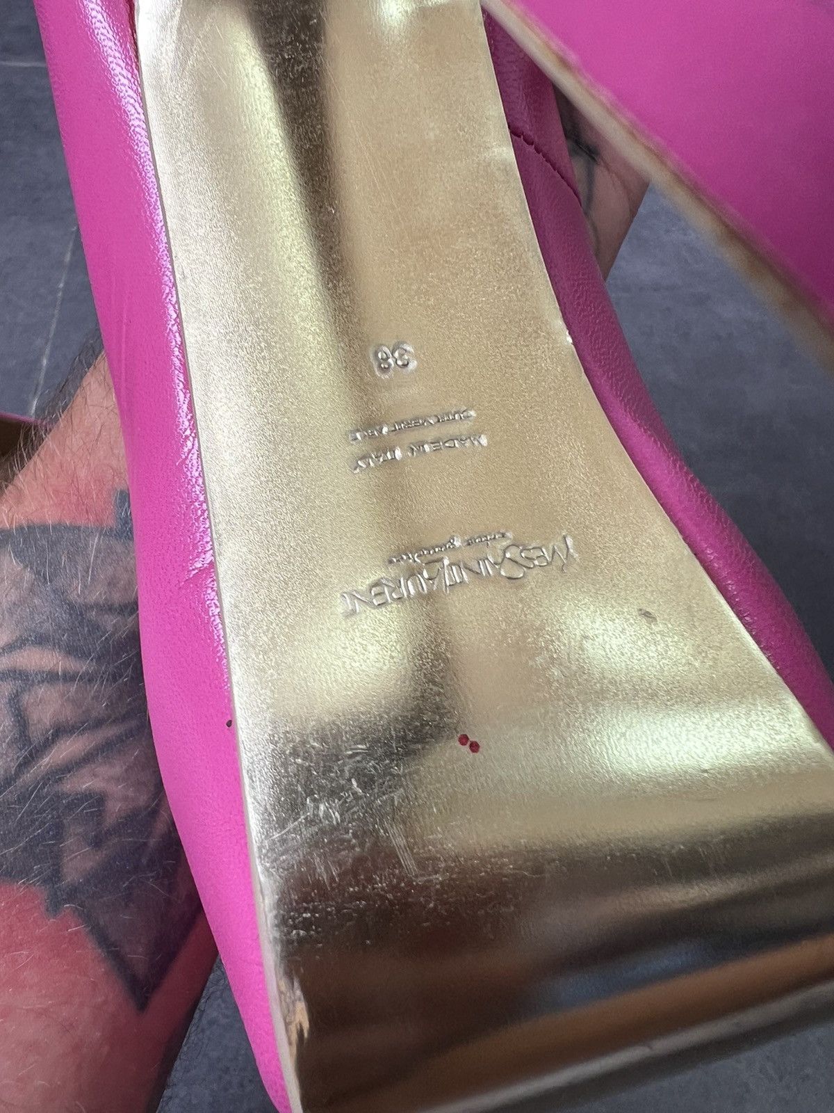 Yves Saint Laurent Vintage Yves Saint Laurent high pink iconic heels Size US 7 / IT 37 - 13 Thumbnail