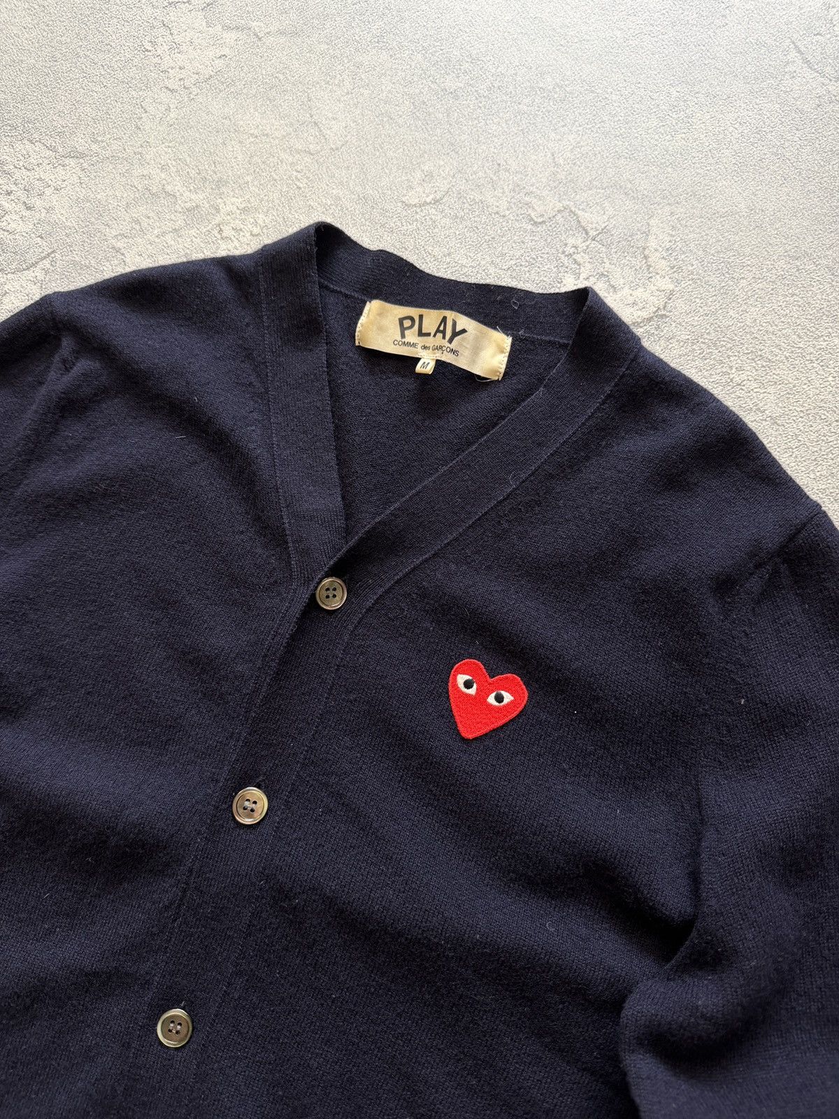 Comme des Garcons PLAY PLAY COMME des GARÇONS Cardigan Size US M / EU 48-50 / 2 - 2 Thumbnail