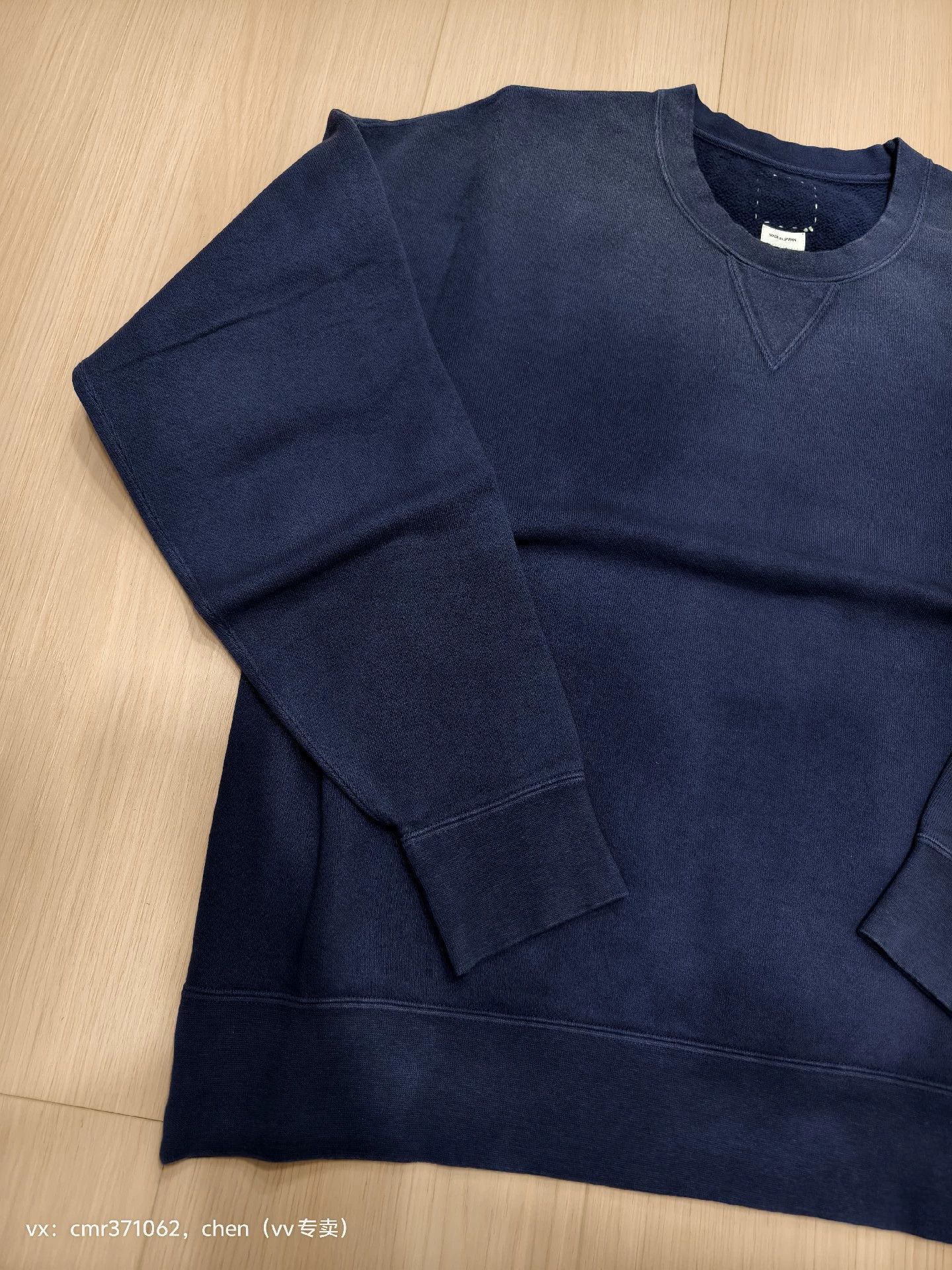 Visvim VISVIM 24AW JUMBO SB SWEAT L/S Motors Clue Navy Size US M / EU 48-50 / 2 - 3 Thumbnail