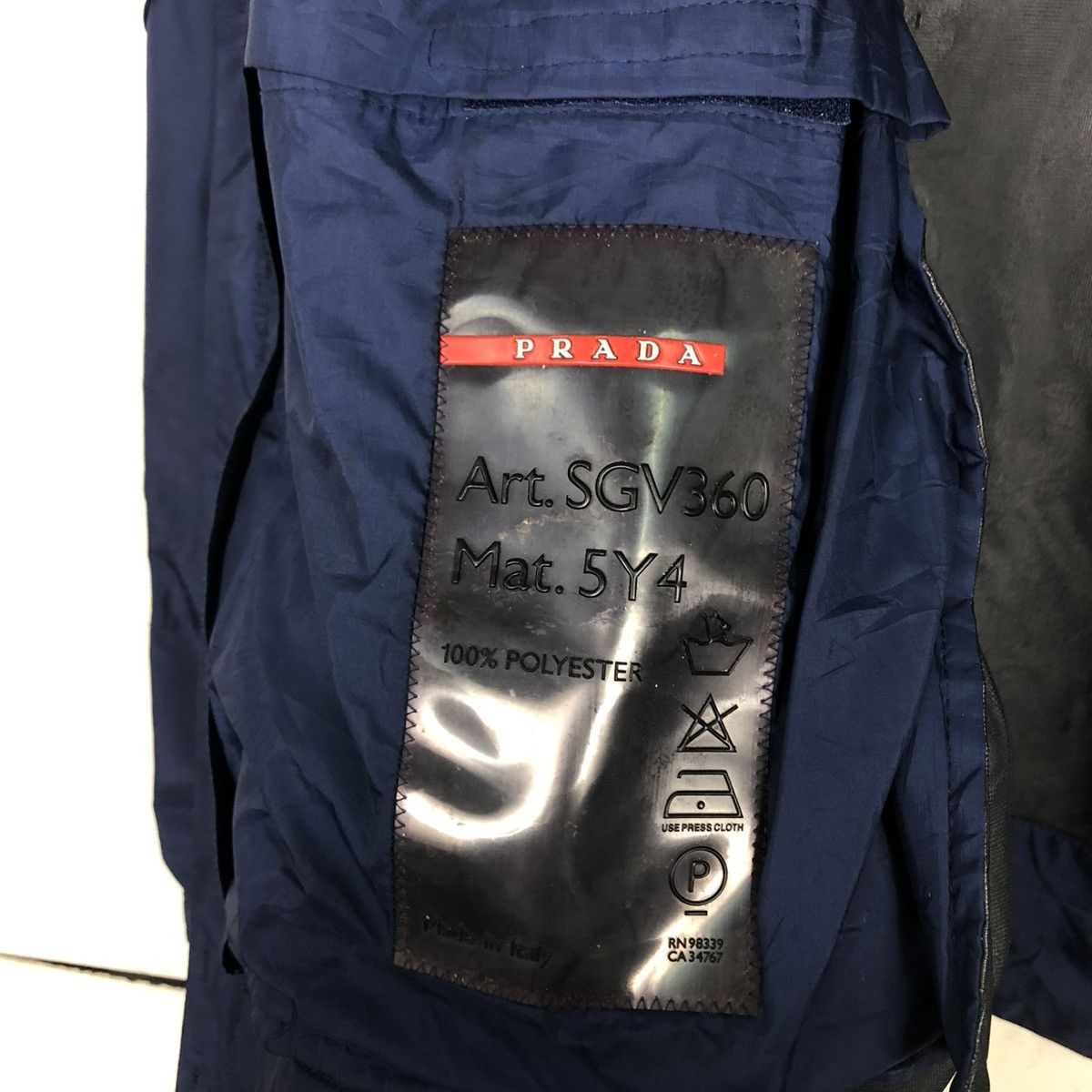 Prada 🔥VINTAGE BOMBER JACKET PRADA 3D POCKETS CARGO Size US M / EU 48-50 / 2 - 22 Thumbnail