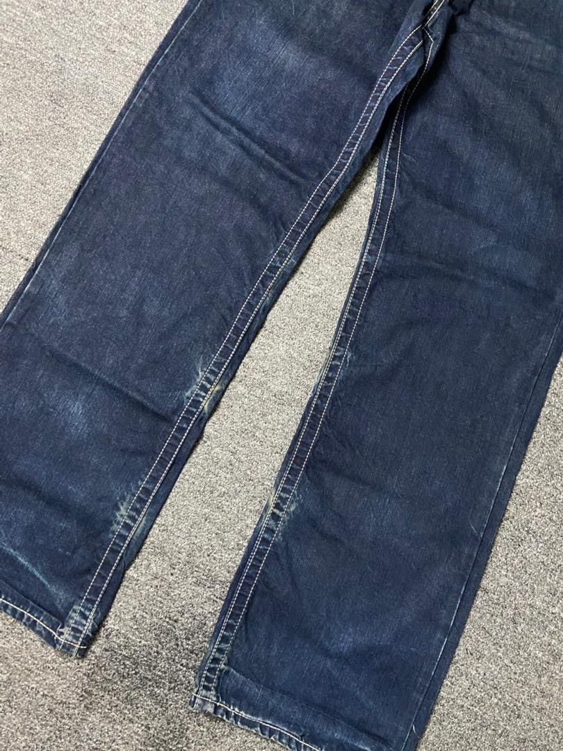 Japanese Brand DRAGON SPIRAL Baggy Style Denim Jeans (136) Size US 34 / EU 50 - 10 Thumbnail