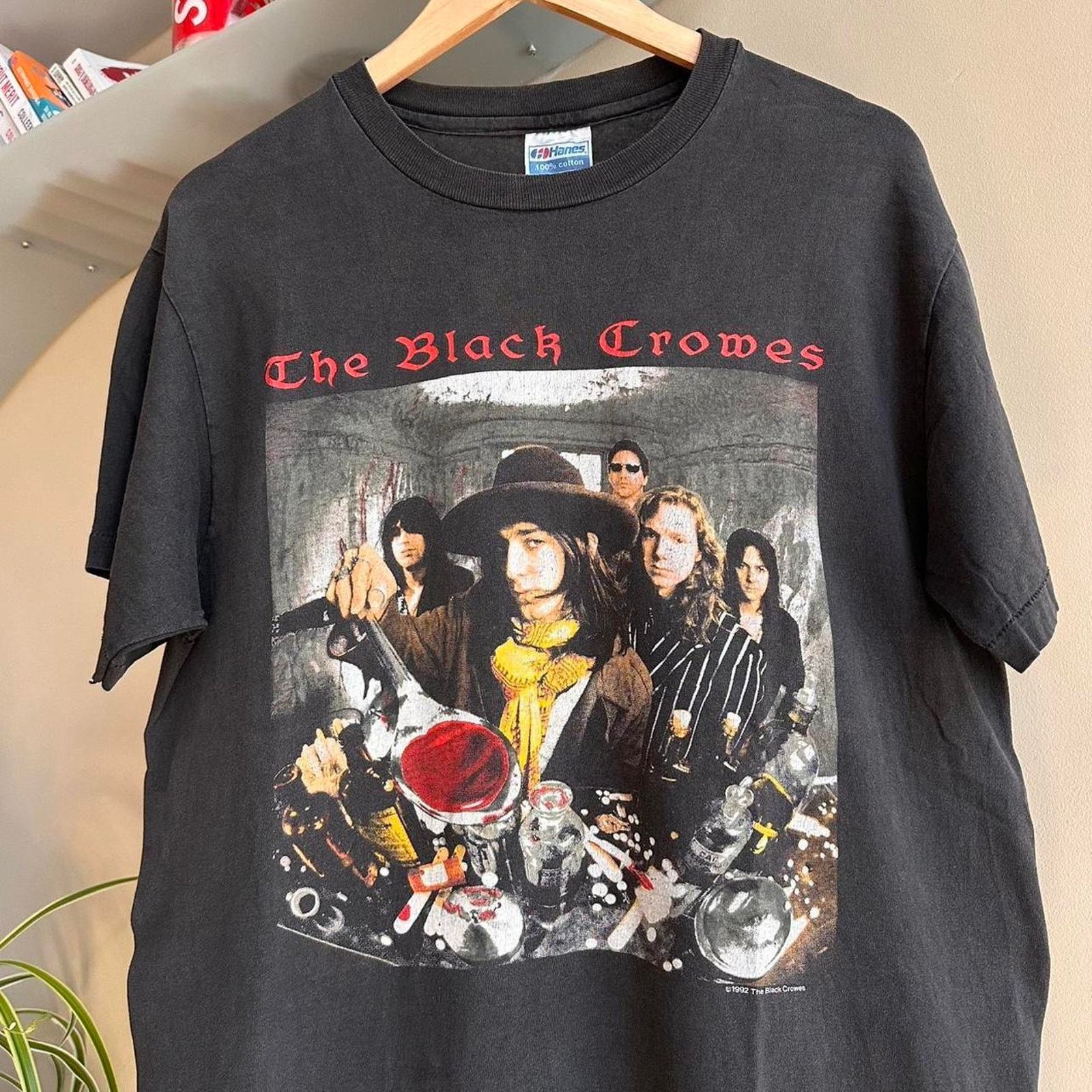 Band Tees × Vintage Vintage 1992 The Black Crowes Band Shirt Size US L / EU 52-54 / 3 - 2 Thumbnail