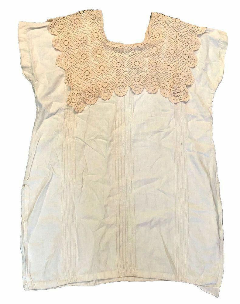 Designer Pre Owned White Hand Made Dress Xl Size XL / US 12-14 / IT 48-50 - 2 Thumbnail