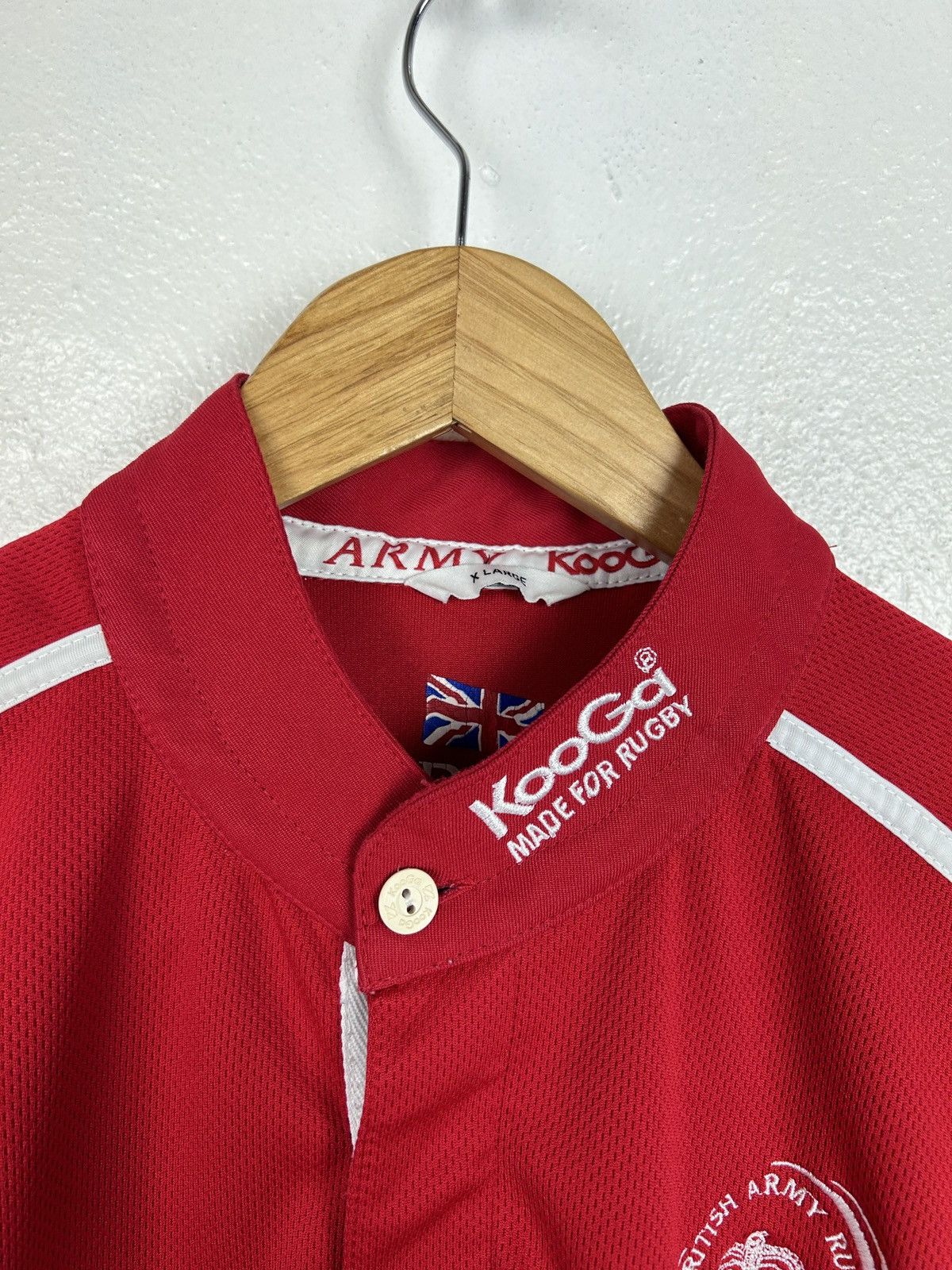 Vintage 00s Vintage Kooga British Army Sodexho Rugby Jersey Size US XL / EU 56 / 4 - 5 Thumbnail