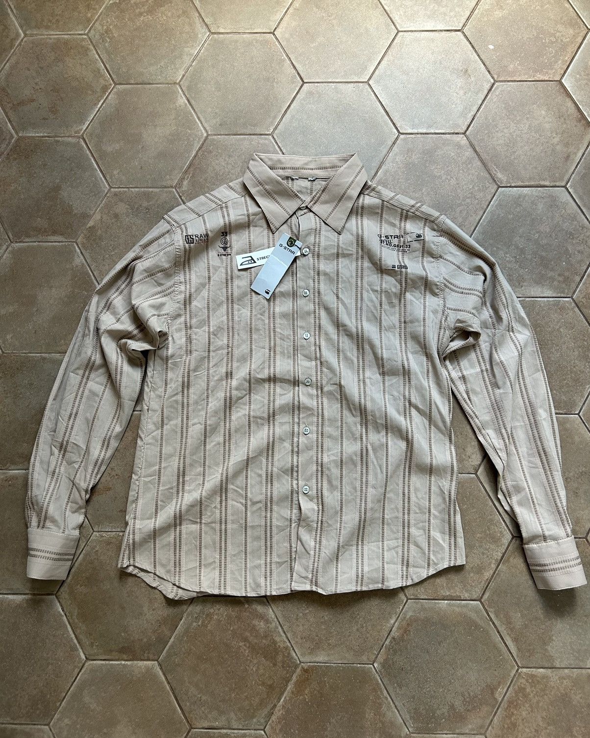 G-Star VINTAGE G STAR RAW BUTTON SHIRT Size US XL / EU 56 / 4 - 2 Thumbnail