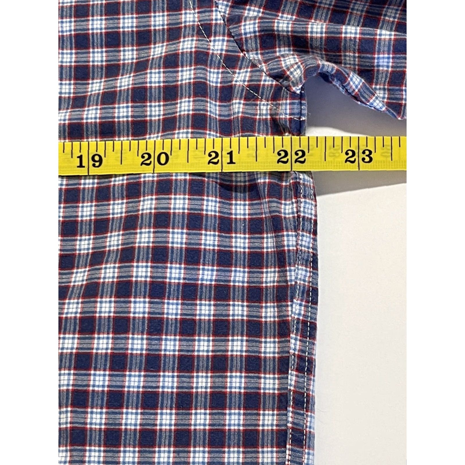 Tommy Hilfiger Tommy Hilfiger Shirt Mens Short Sleeve Button-Up Knit 100% Cotton Multicolor Check Casual Dad M Mens Size US M / EU 48-50 / 2 - 6 Thumbnail