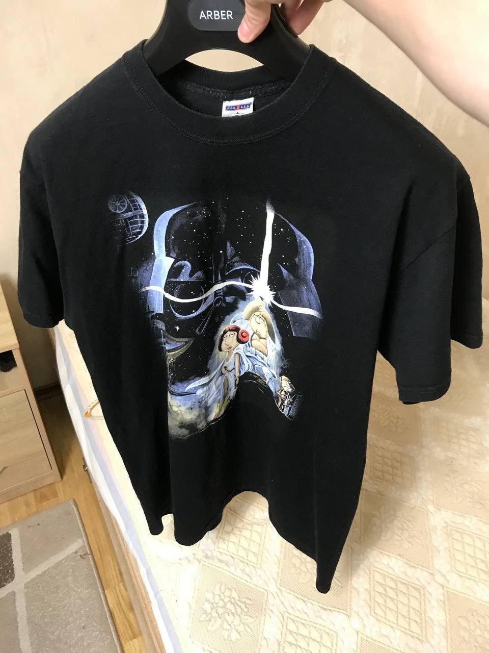 Vintage 🔥 Vintage 2000s Family Guy Star Wars T Shirt Lucasfilm Fox Size US L / EU 52-54 / 3 - 5 Thumbnail