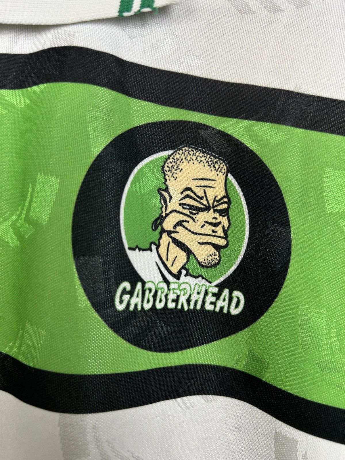 Vintage 90s Gabberhead Records Hardcore Techno Thunderdome Jersey Size US XL / EU 56 / 4 - 3 Thumbnail