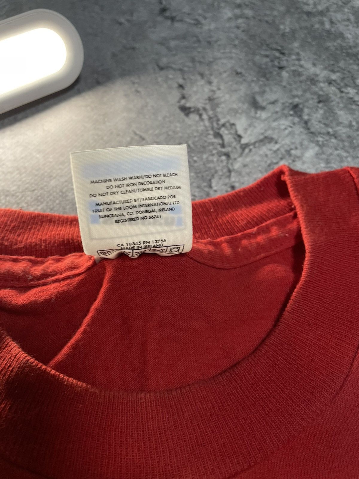 Coca Cola Vtg 90s Coca-Cola Euro 96 Football Single Stitch Tee Size US L / EU 52-54 / 3 - 8 Thumbnail