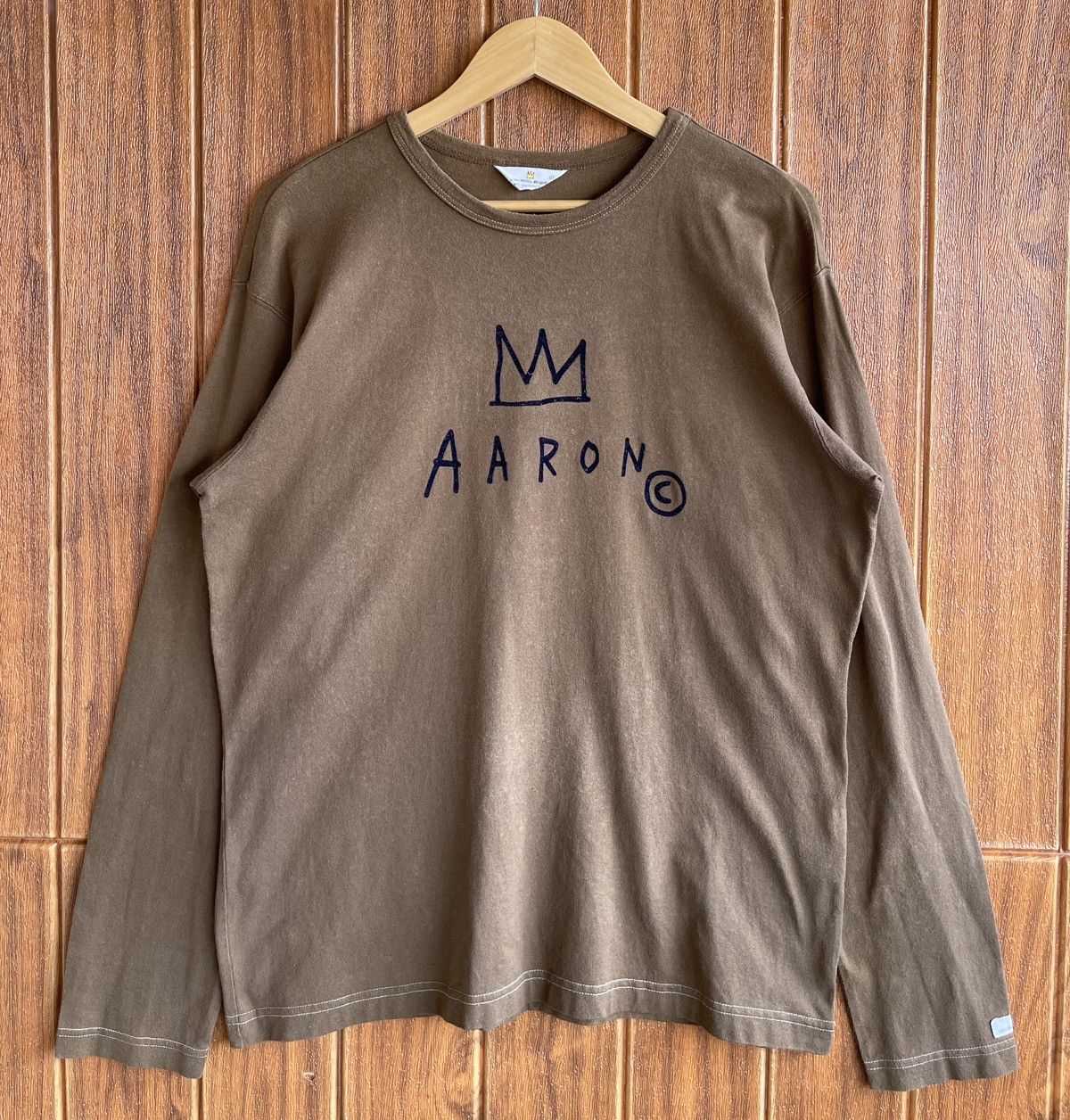 Jean-Michel Basquiat Sun Faded🔥Jean Michel Basquiat🔥Aaron Long Sleeve Tshirt Size US L / EU 52-54 / 3 - 1 Thumbnail