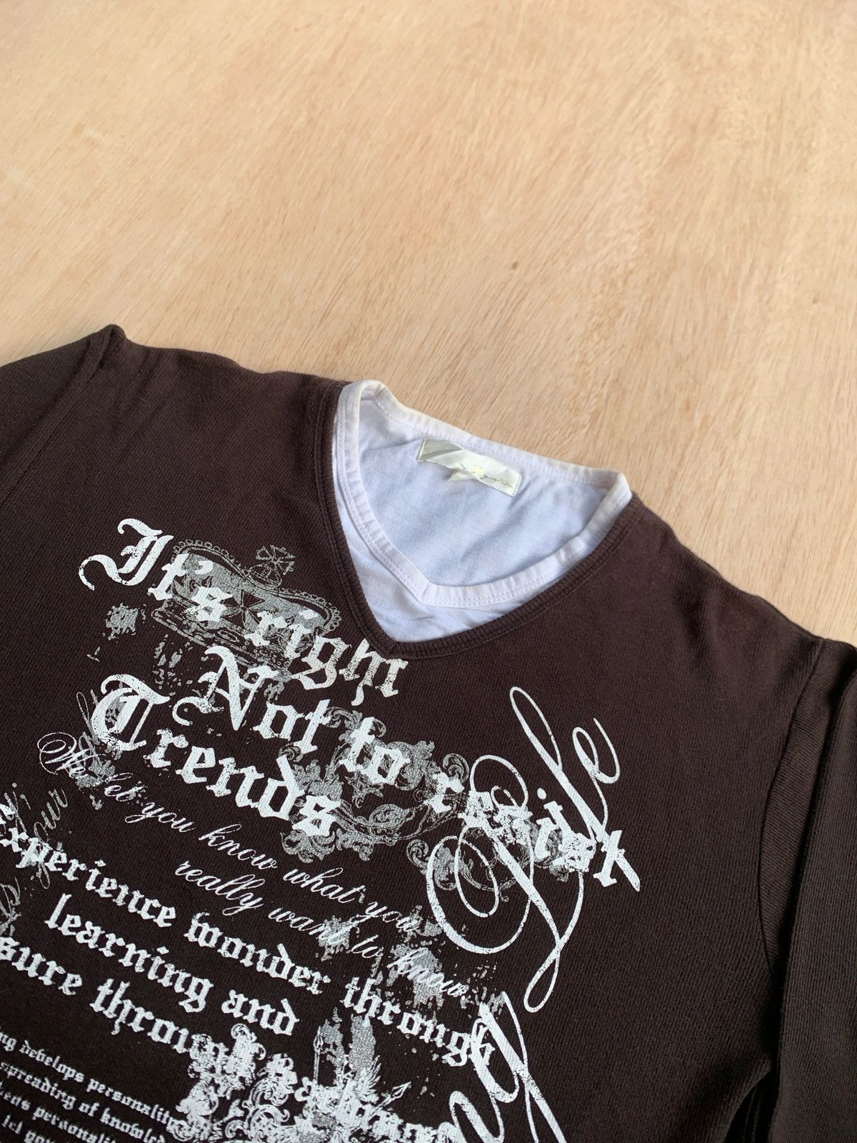 Hysteric Glamour Y2k Poem Ifsixwasnine Lgb style Punk Longsleeve Size US L / EU 52-54 / 3 - 3 Thumbnail