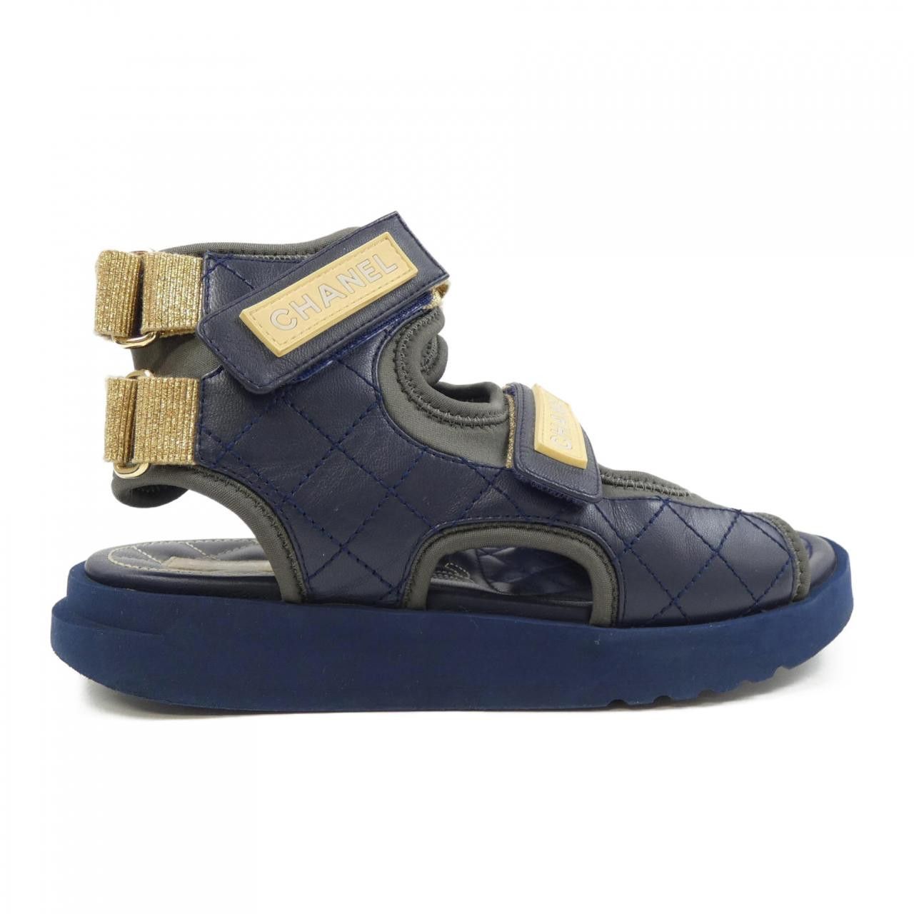 Chanel Chanel Chanel G37231Y55209 Sandals Leather Shoes G37231Y55209 DUTY FREE for USA Size ONE SIZE - 1 Thumbnail