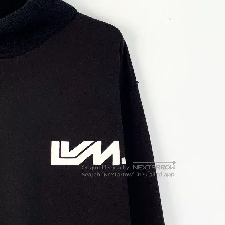 Louis Vuitton Louis Vuitton Black monogrammed cotton turtleneck sweatshi Size US L / EU 52-54 / 3 - 3 Thumbnail
