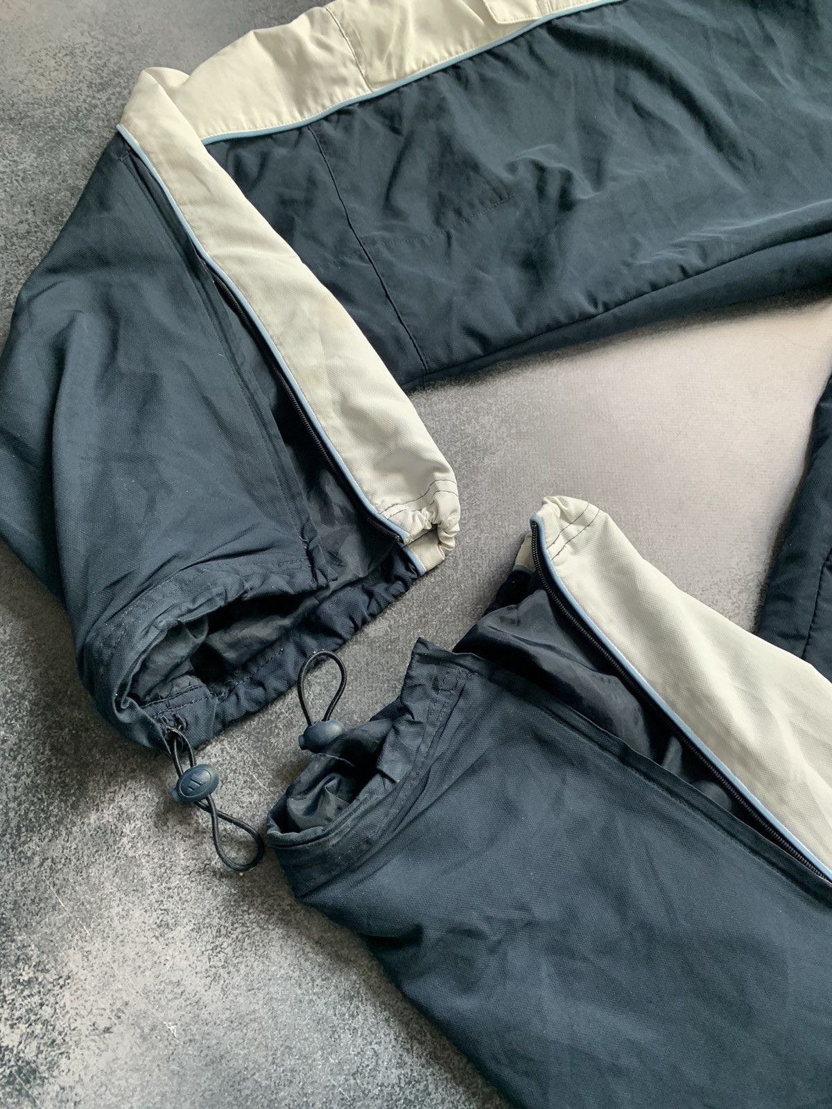 Adidas × Vintage 🔷Vintage Adidas Track Pants Nylon Drill Y2K Style🔷 Size US 34 / EU 50 - 3 Thumbnail