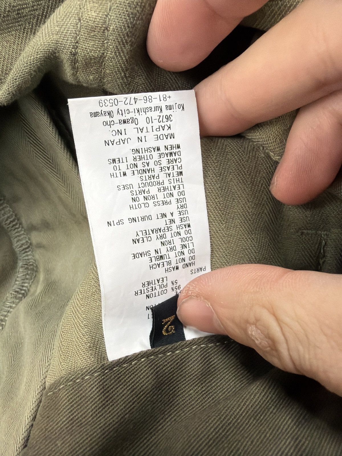Kapital Kapital jewel chino olive pants Size US 32 / EU 48 - 5 Thumbnail