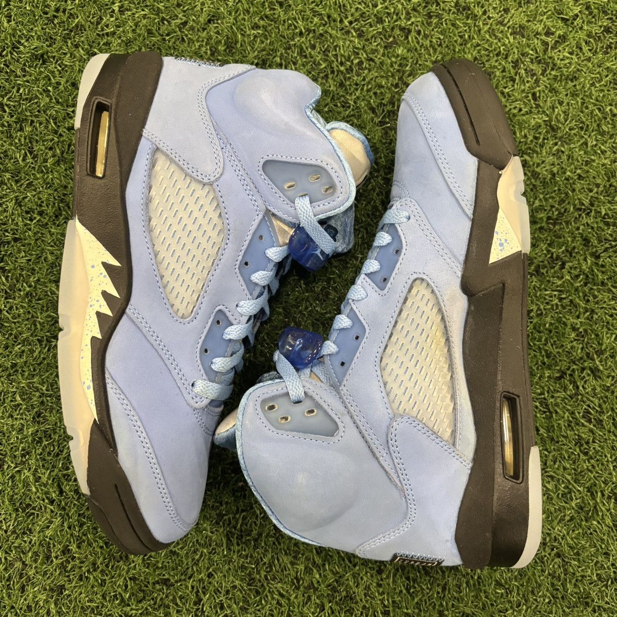 Jordan Brand Size 9 -Jordan 5 Retro UNC University Blue Flawless With Box Size US 9 / EU 42 - 11 Thumbnail