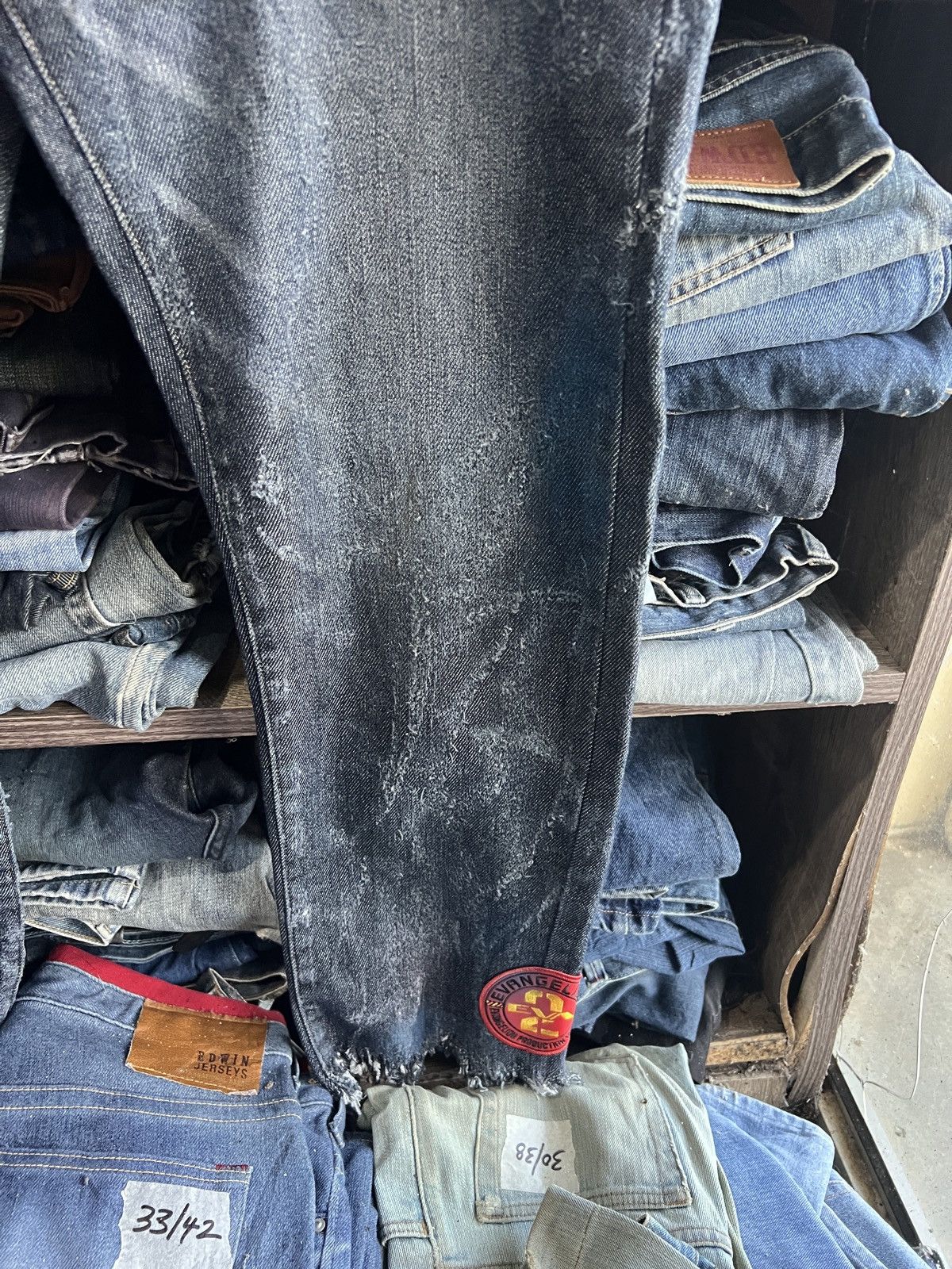 Other 🔥Amore Puro Sex Pistols Patch Distressed Denim Size US 40 / EU 56 - 8 Thumbnail