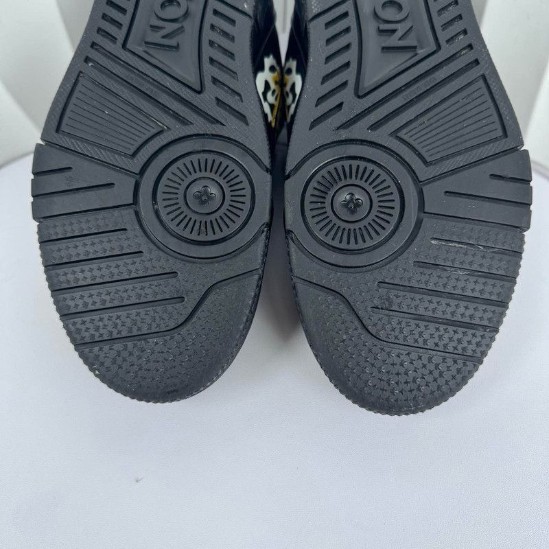 Louis Vuitton Nigo x Louis Vuitton Black Casual Sneakers -2508 Size US 8 / EU 41 - 8 Thumbnail