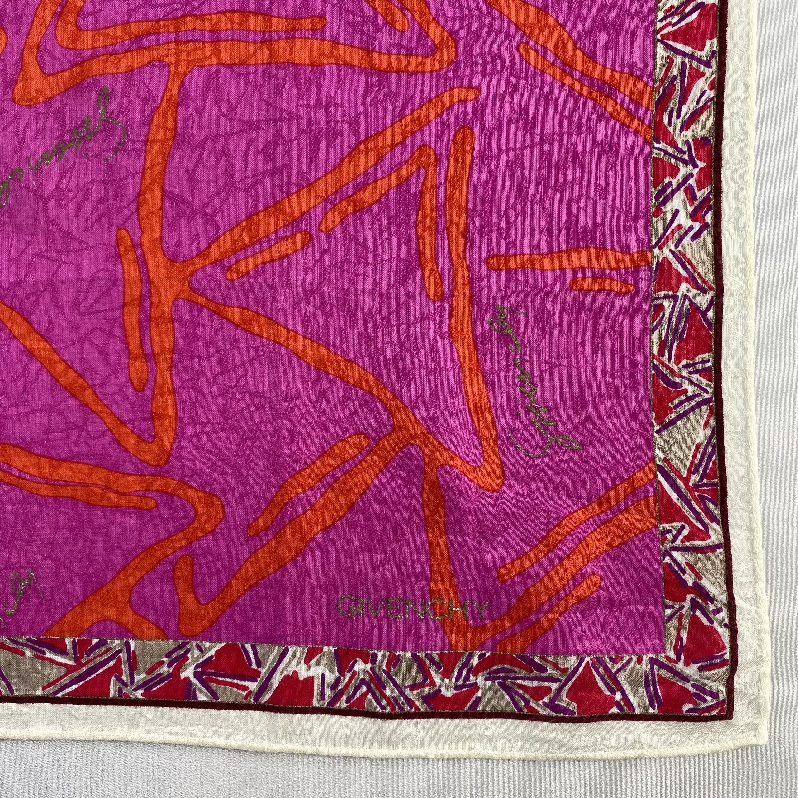 Vintage Givenchy Bandana/ Handkerchief / Neckerchief-P1087 Size ONE SIZE - 3 Thumbnail