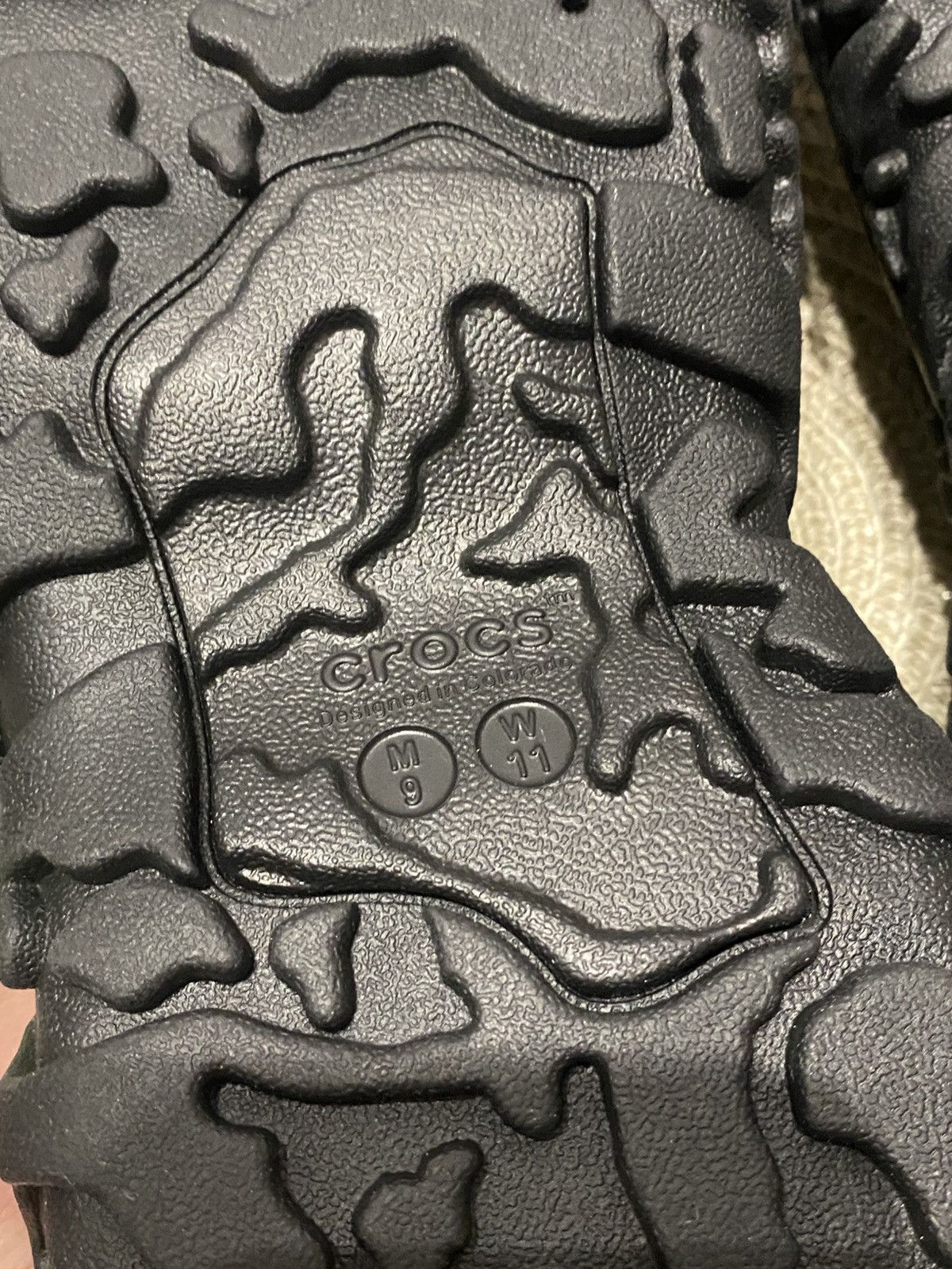 Crocs NWT Crocs All-Terrain Atlas Black Slip on Strap Sandals Size US 9 / EU 42 - 12 Thumbnail
