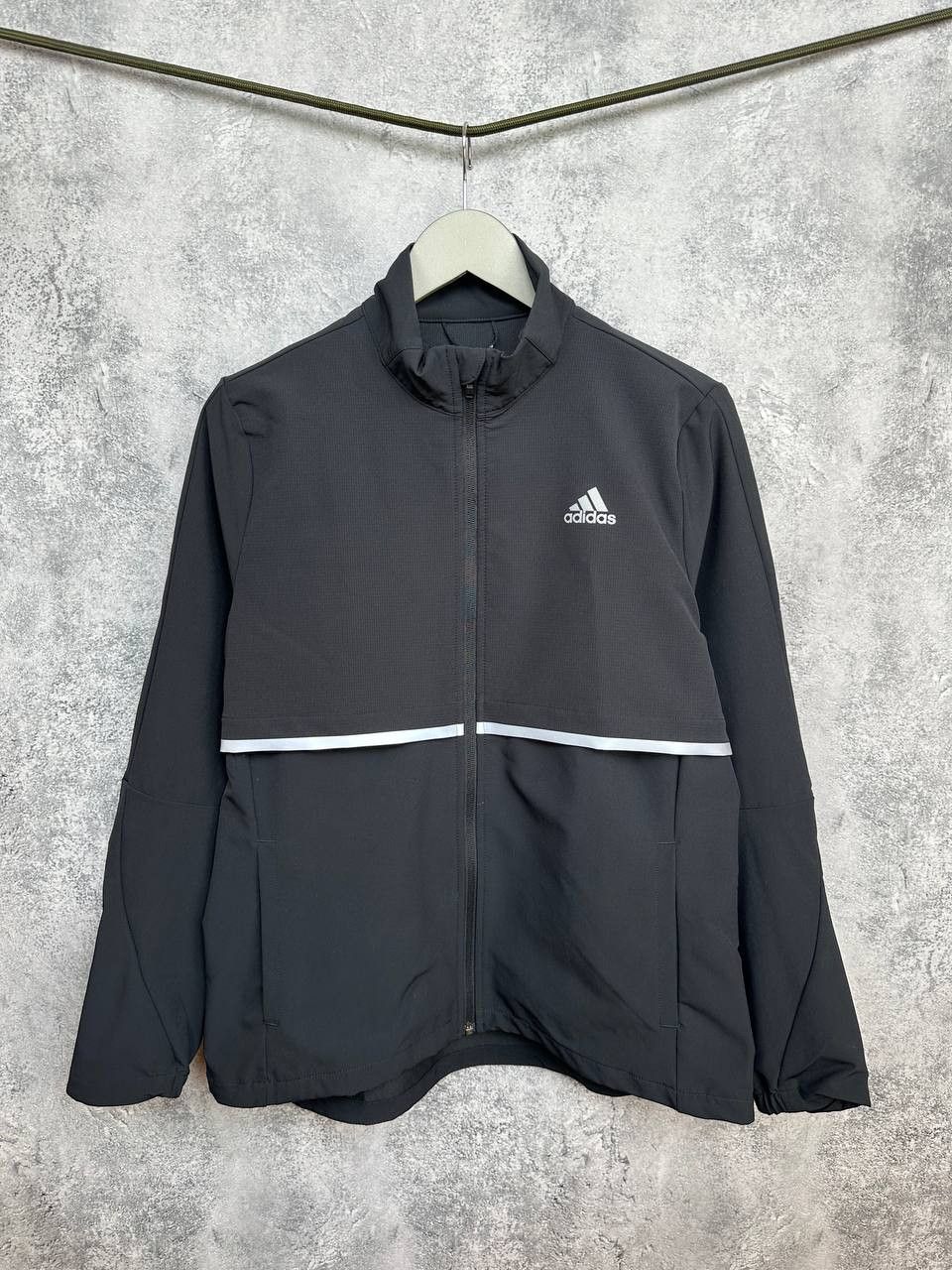 Adidas Adidas Running Own The Run Soft Shell Jacket Black Windbreak Size M / US 6-8 / IT 42-44 - 1 Thumbnail
