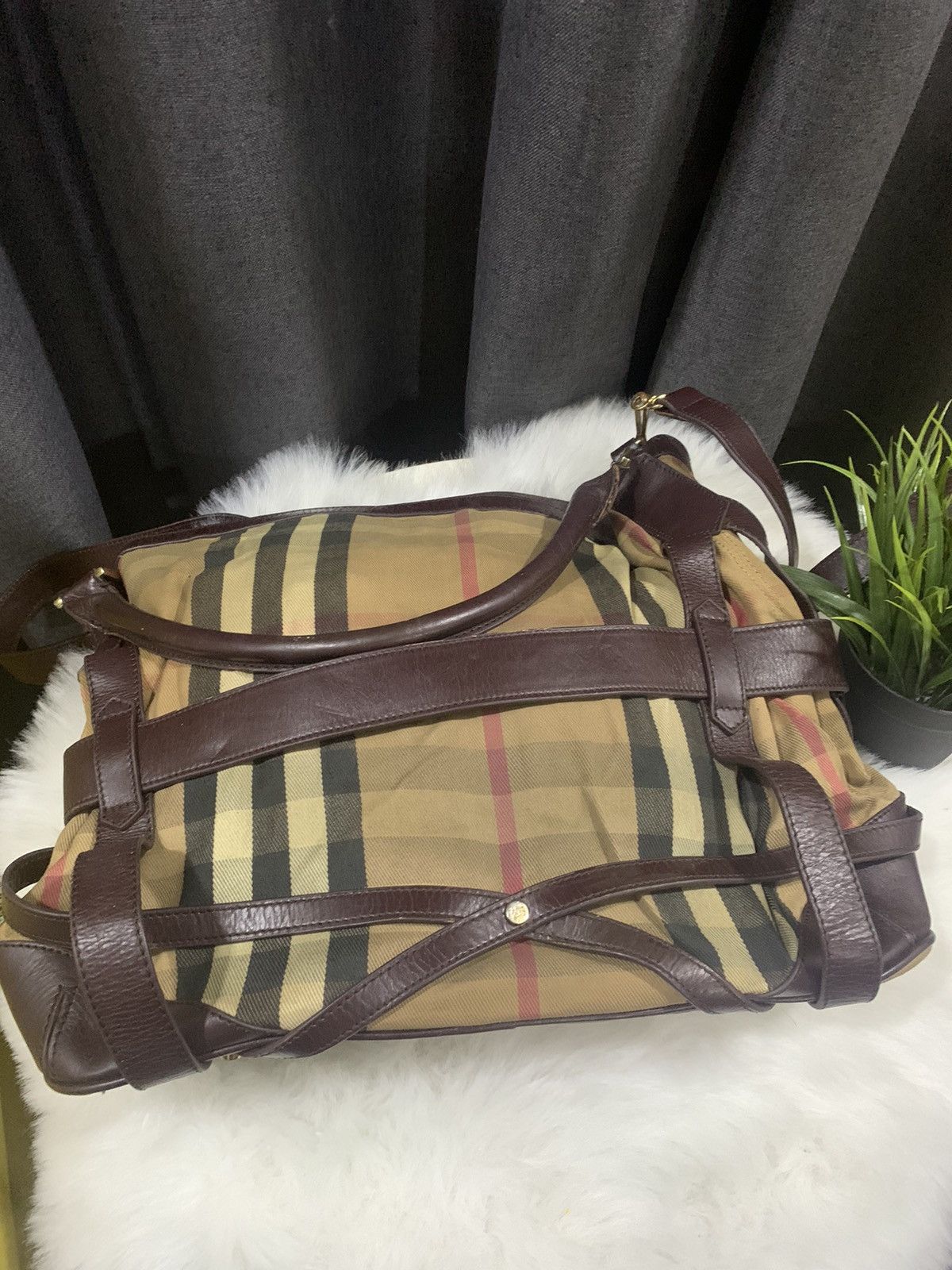 Burberry × Vintage INTAGE!! Messenger Bag BURBERRY Novacheck Size ONE SIZE - 7 Thumbnail