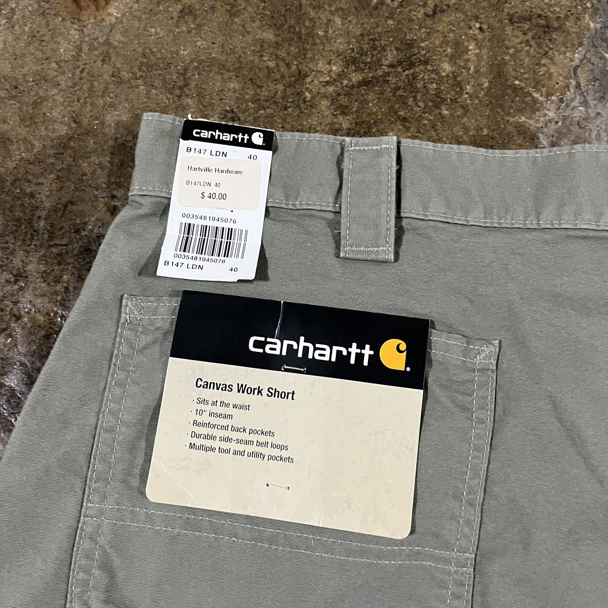Carhartt × Vintage Crazy Carhartt Carpenter Canvas Short Y2K Workwear NWT Size US 40 / EU 56 - 5 Thumbnail