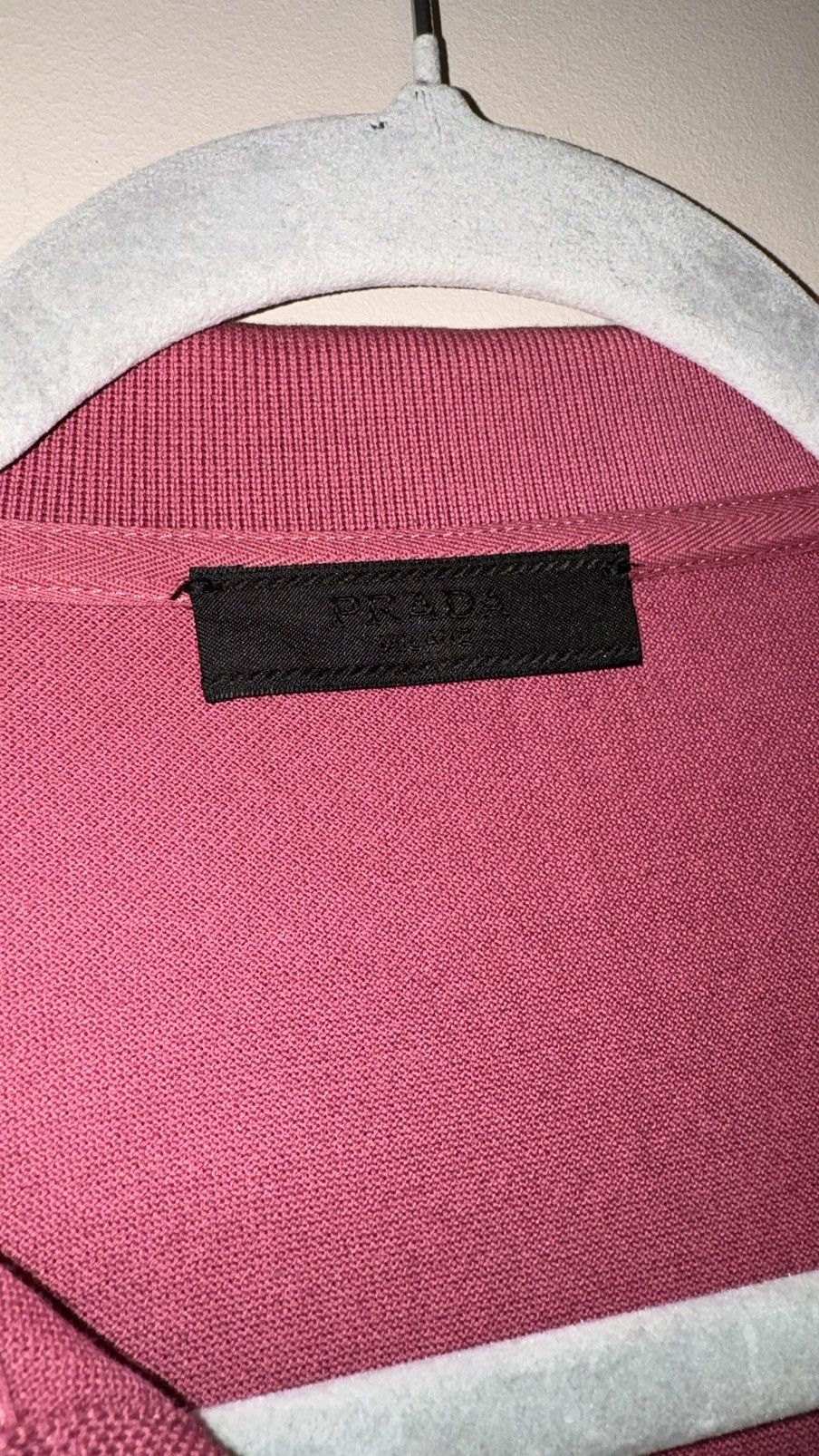 Prada Prada Coral Classic polo shirt with logo rare luxury Size US M / EU 48-50 / 2 - 5 Thumbnail