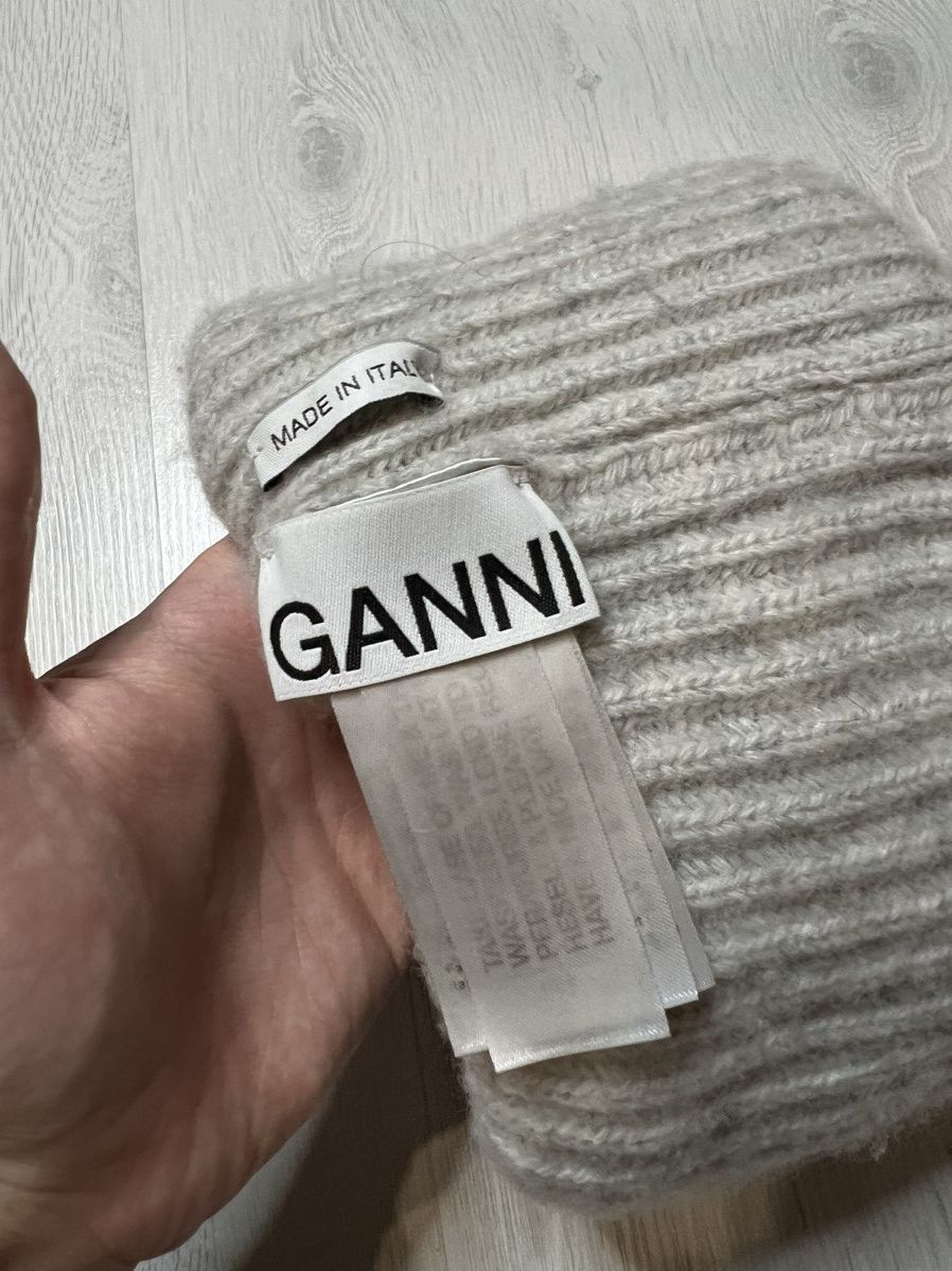 Ganni Ganni Wool Beanie Size ONE SIZE - 2 Thumbnail