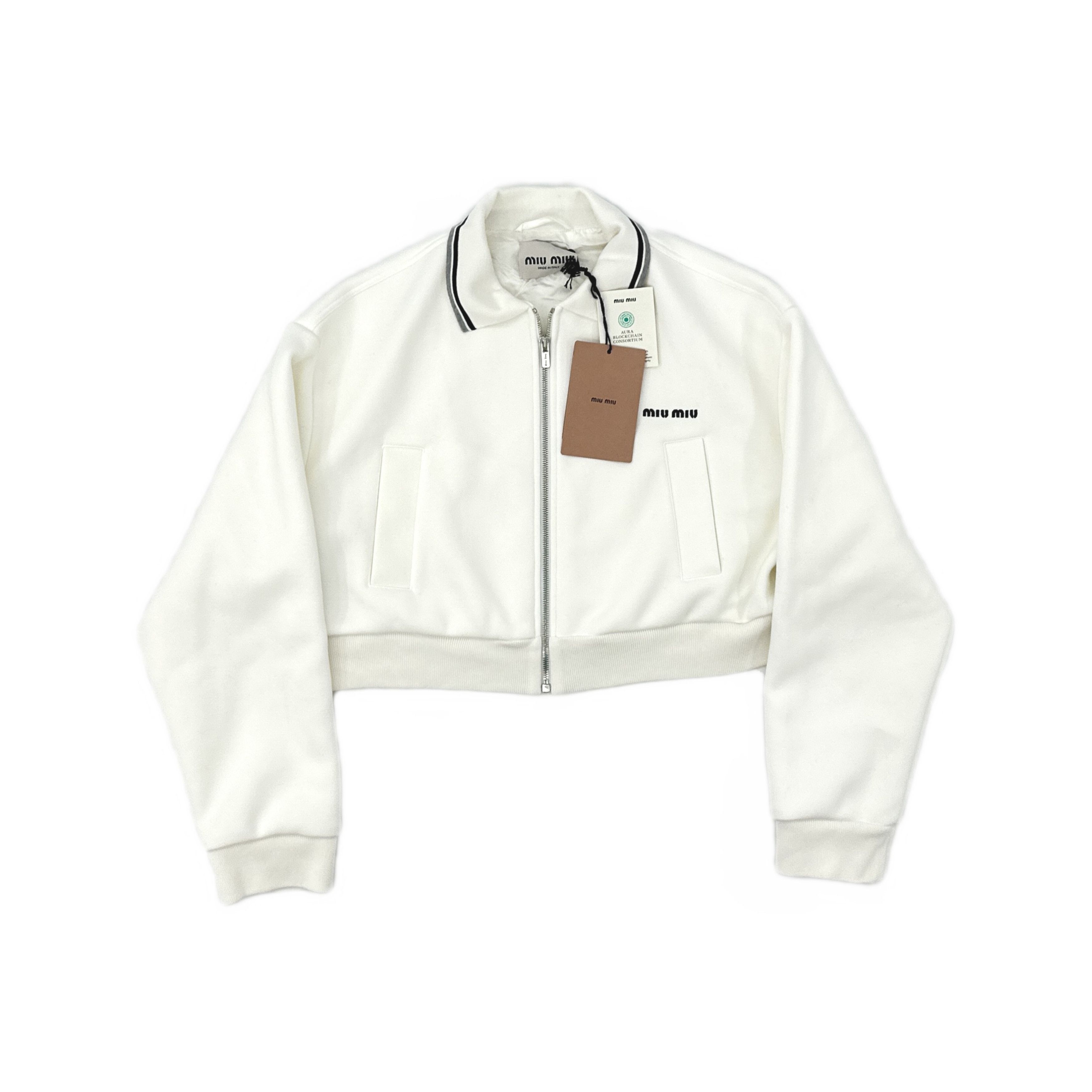 ジャケット・アウター Miu Miu Wool Jacket IT40 Miu Miu Miu Miu Wool Zip Jacket Size IT 40 | Grailed
