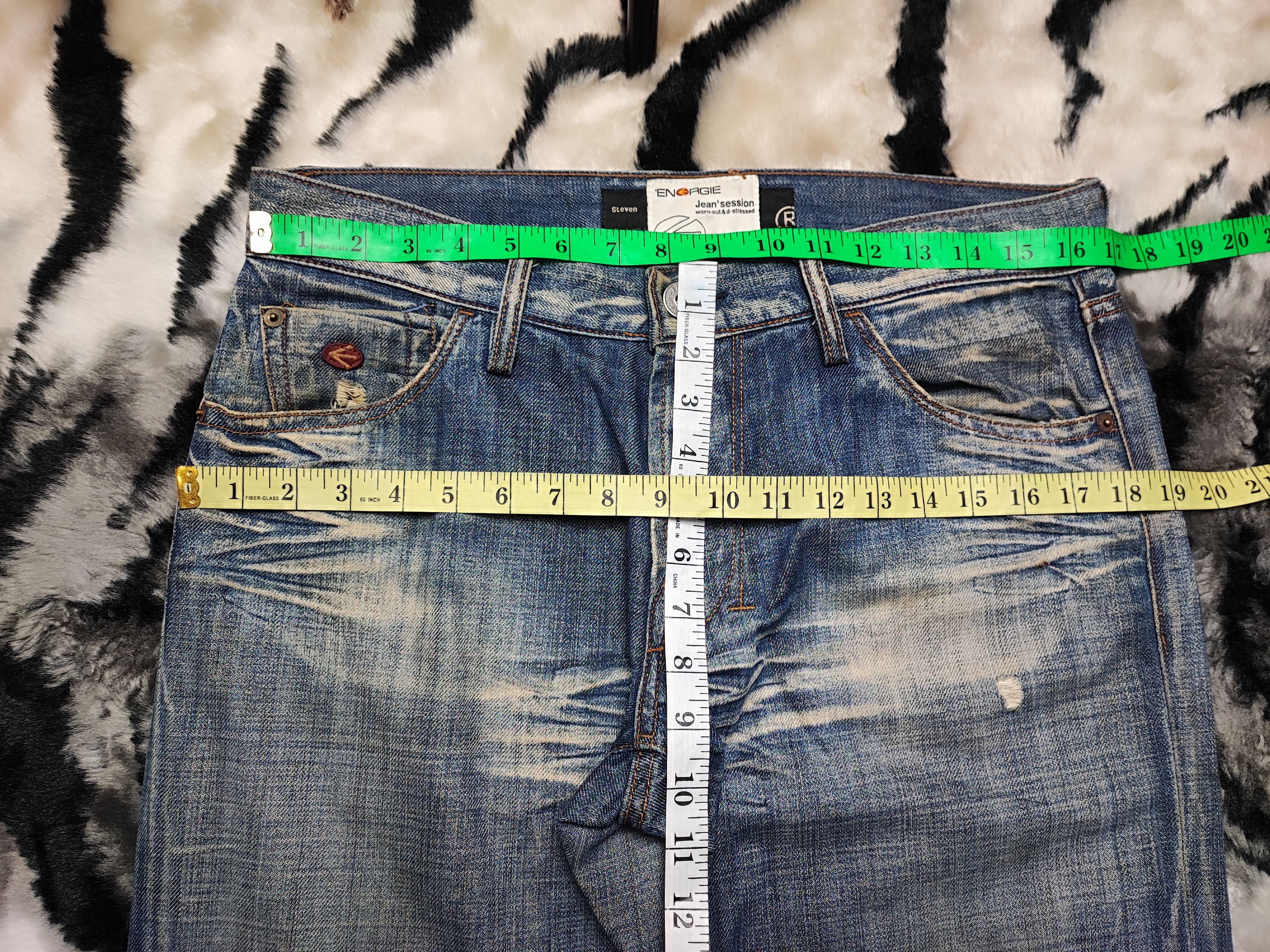 Energie Vintage Flare Jeans Energie Miss Sixty Size US 32 / EU 48 - 4 Thumbnail