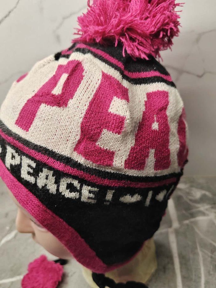 Vintage Vintage Peace Beanie Size ONE SIZE - 5 Thumbnail