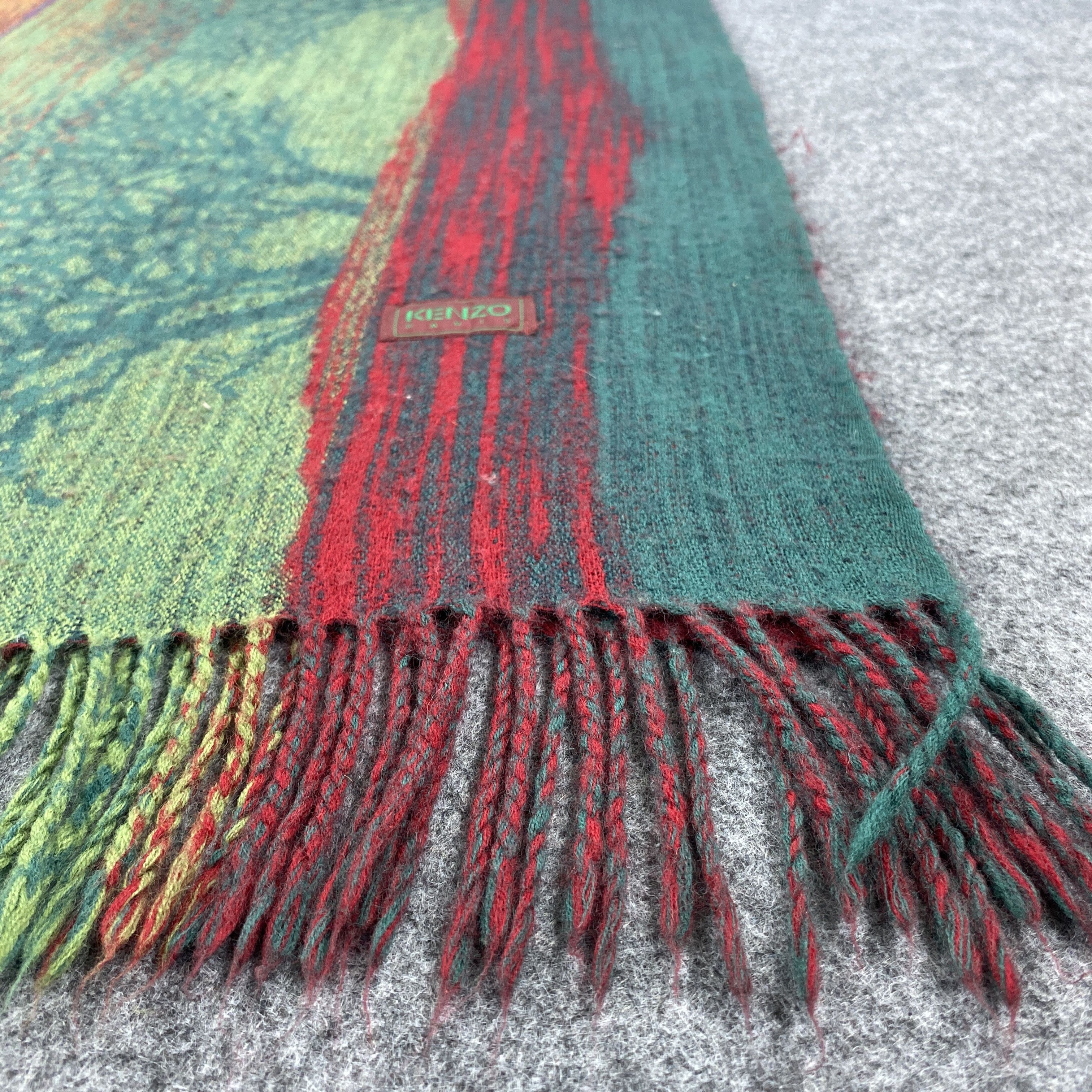 Kenzo × Vintage GF10681 Kenzo Scarf Neck Wear Muffler Nova Check Size ONE SIZE - 5 Thumbnail