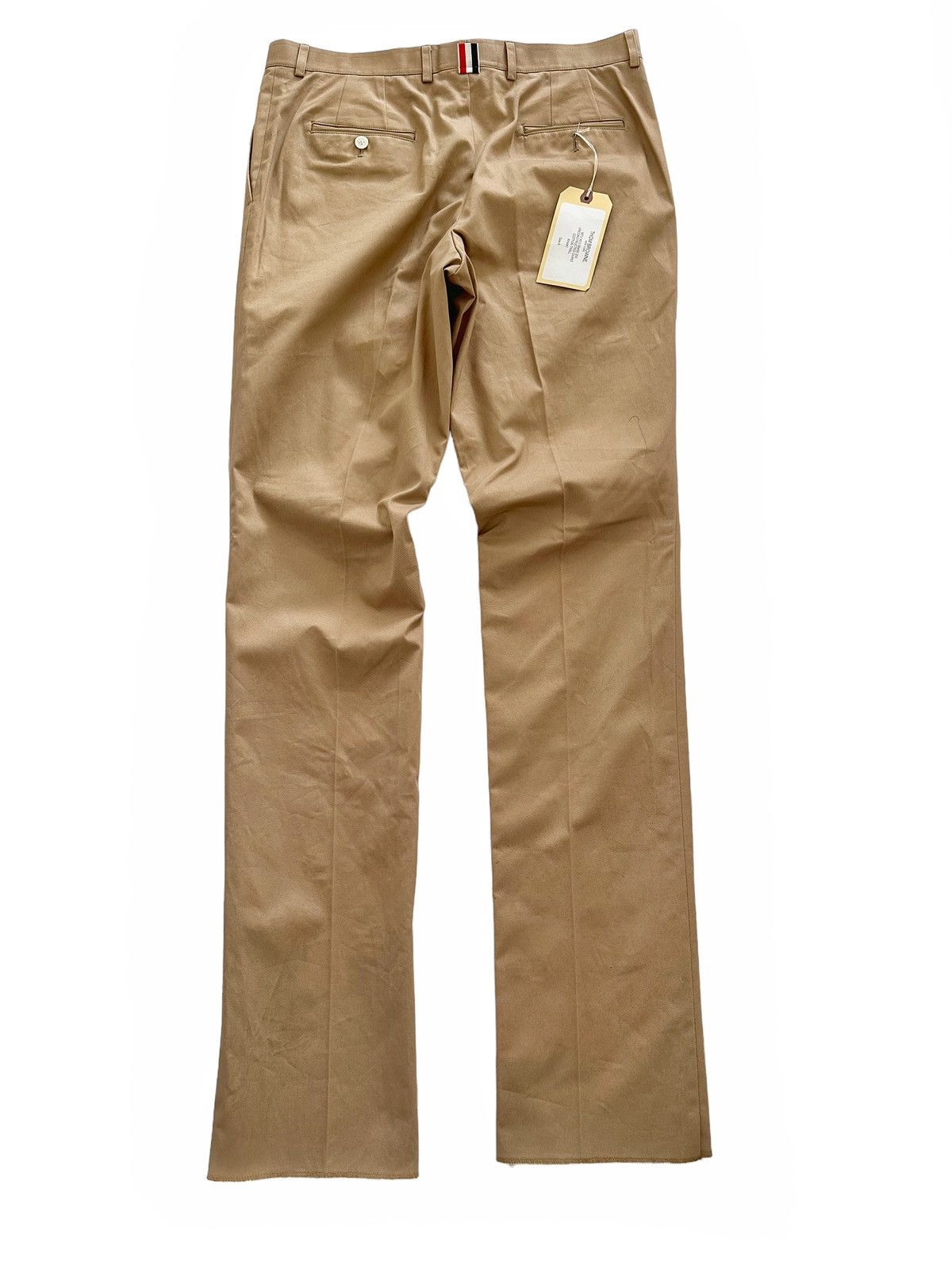 Thom Browne Sz4 Unconstructed Chino Khaki Twill Trouser Size US 34 / EU 50 - 6 Thumbnail