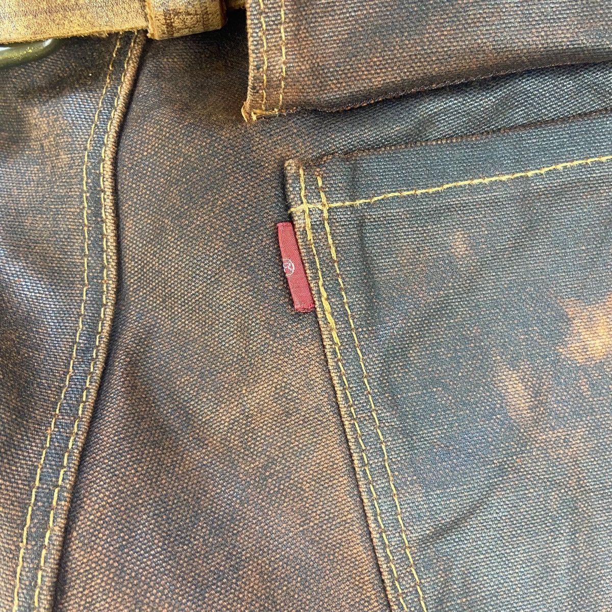 Levi's Vintage Levi’s Made in Italy Buckle Back Pants Size US 29 - 17 Thumbnail